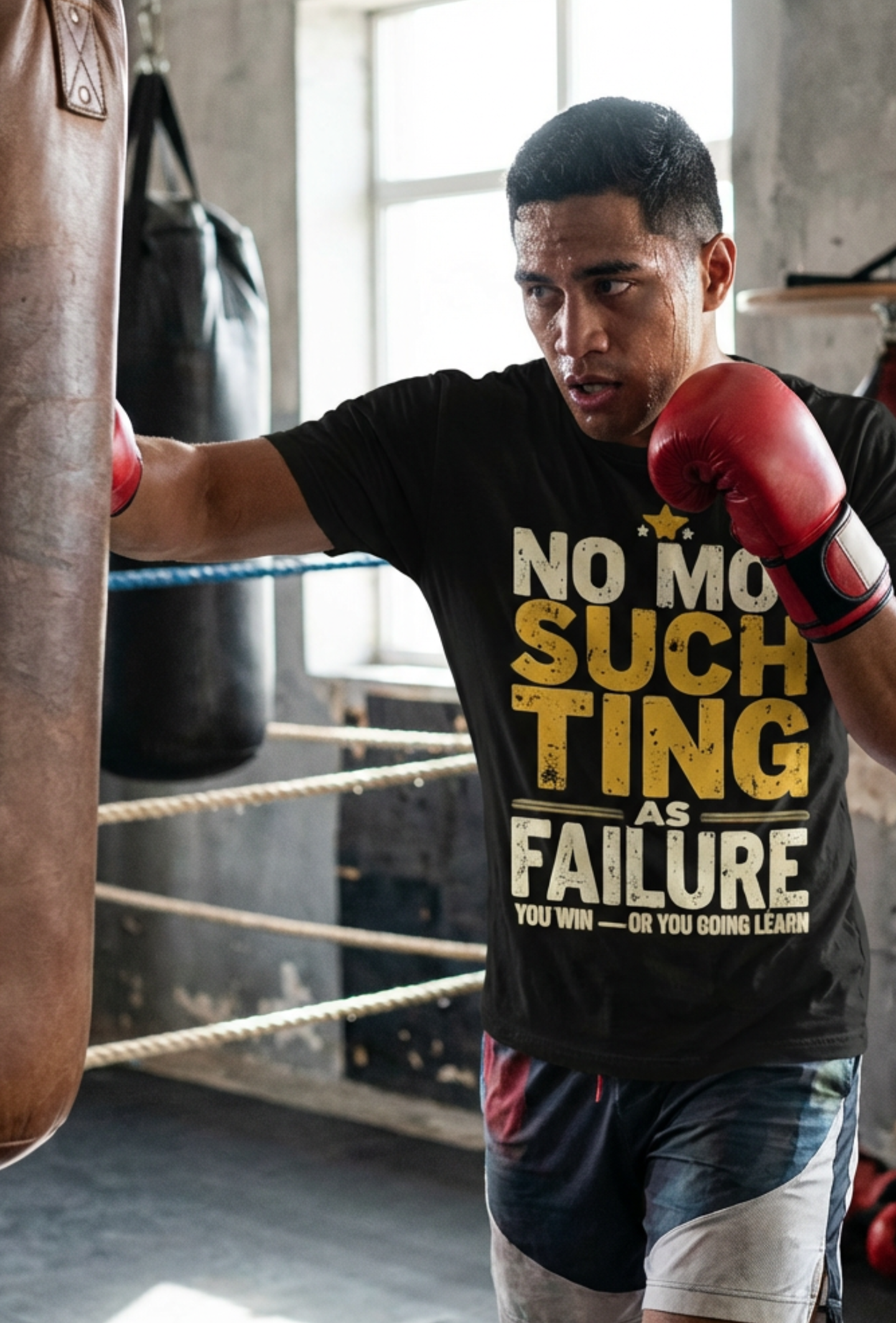“No Mo' Such Thing As Failure” Hawaii Pidgin Inspirational unisex Tee product thumbnail image “No Mo' Such Thing As Failure” Hawaii Pidgin Inspirational unisex Tee product thumbnail image