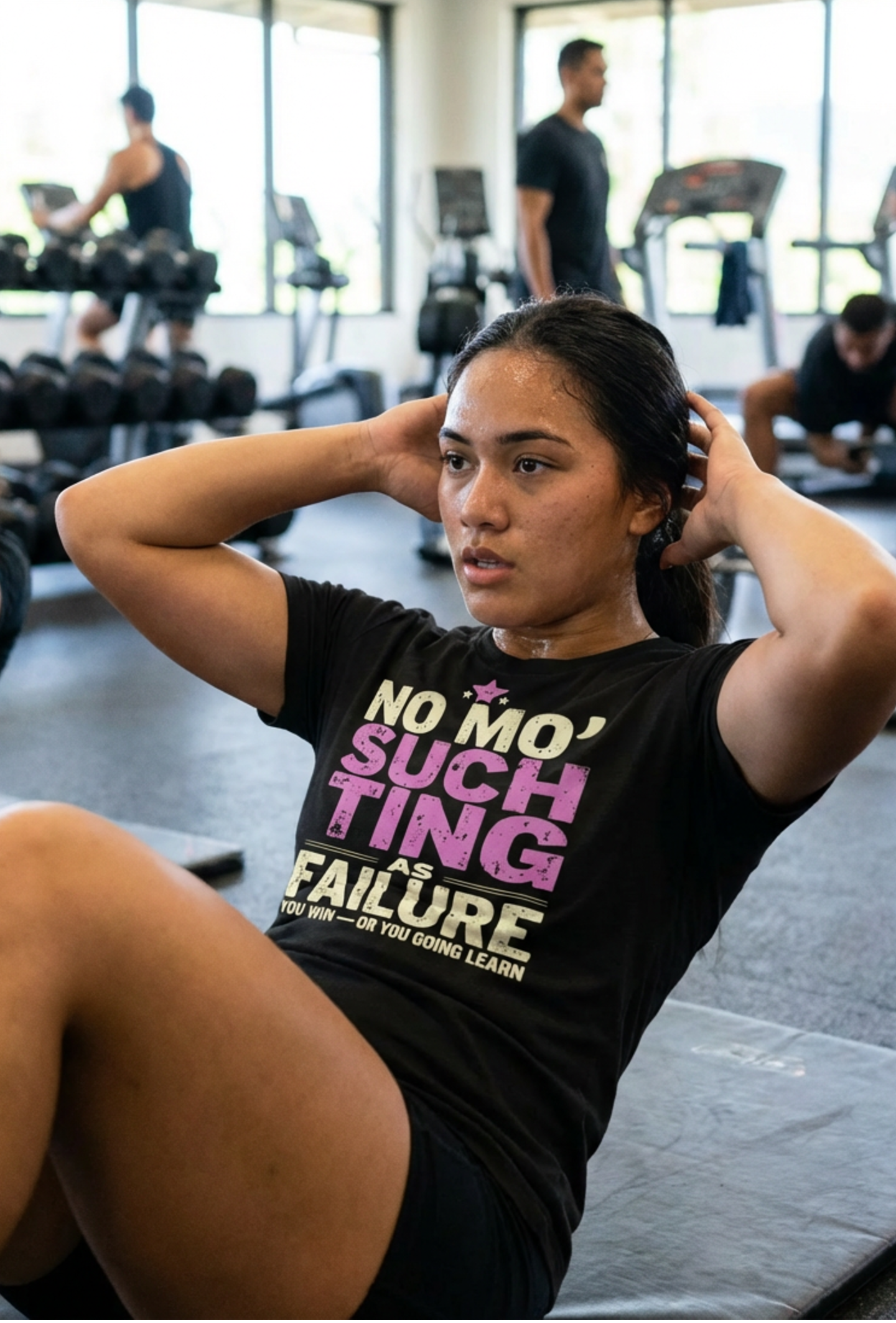 No Mo' Such Ting As Failure Hawaii Pidgin Women's Tee — Inspirational Motivational Graphic Shirt