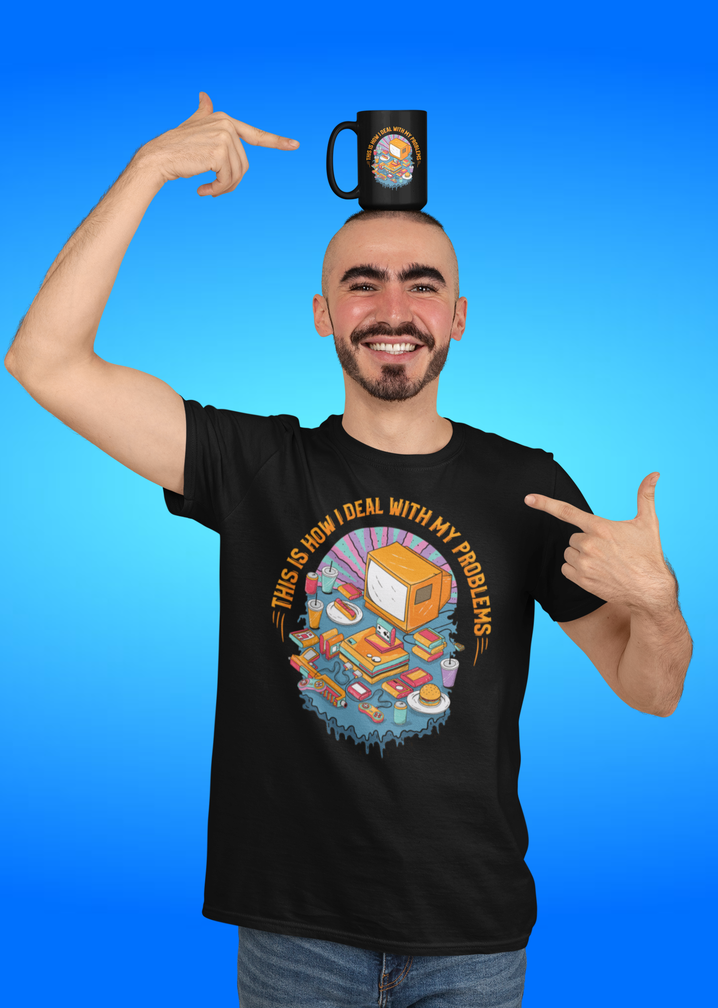 This is How I Deal With My Problems Shirt product thumbnail image