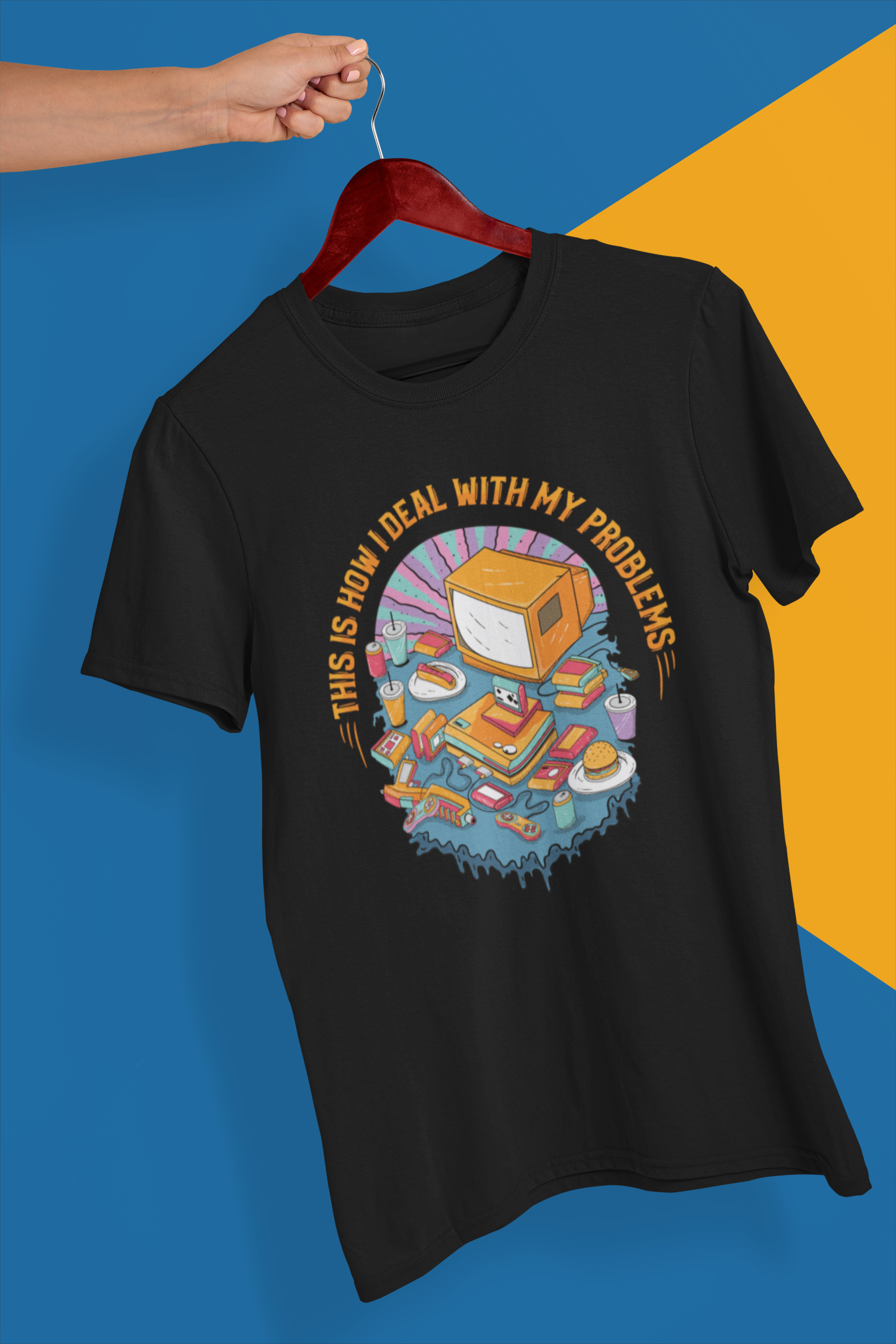 This is How I Deal With My Problems Shirt product thumbnail image This is How I Deal With My Problems Shirt product thumbnail image