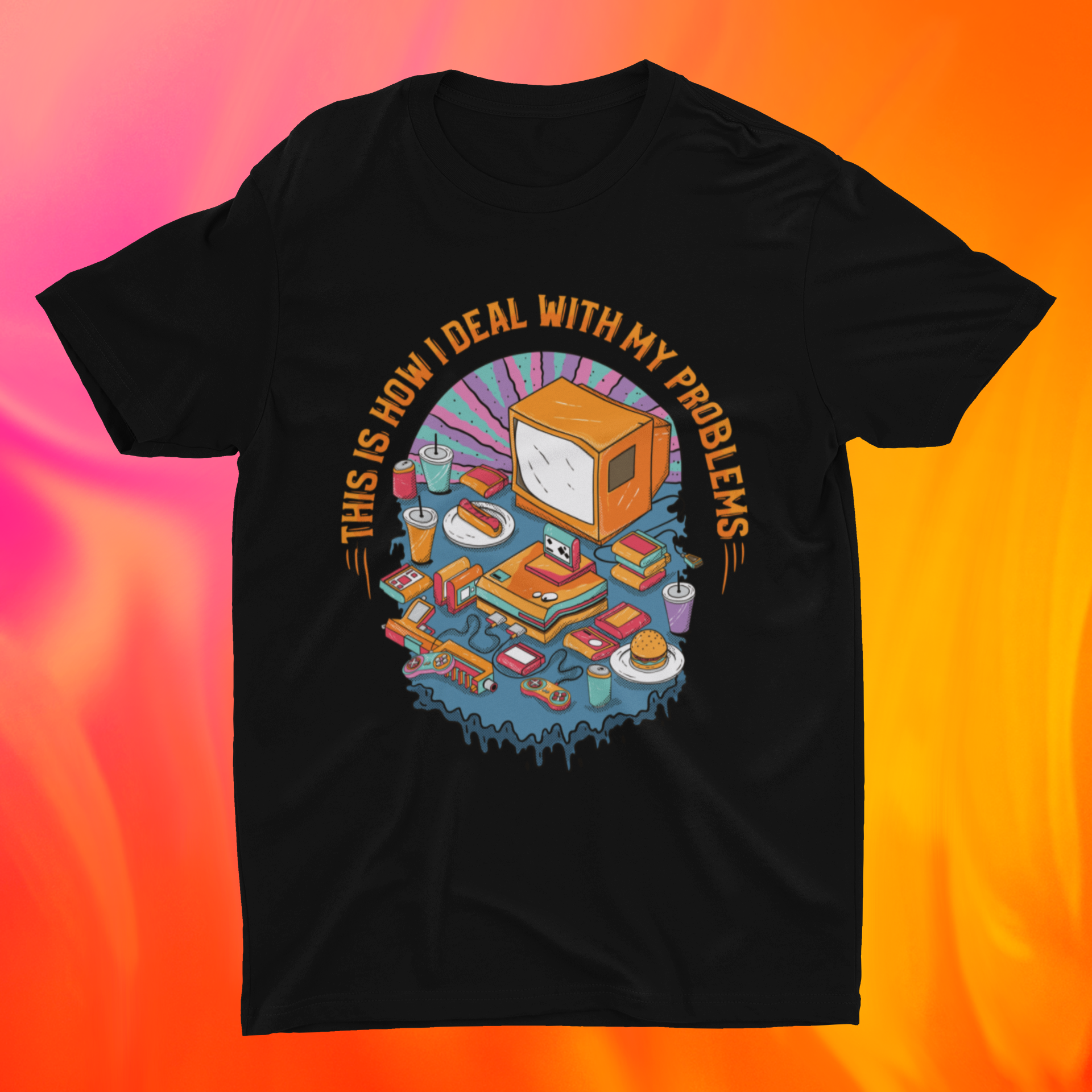 This is How I Deal With My Problems Shirt product thumbnail image