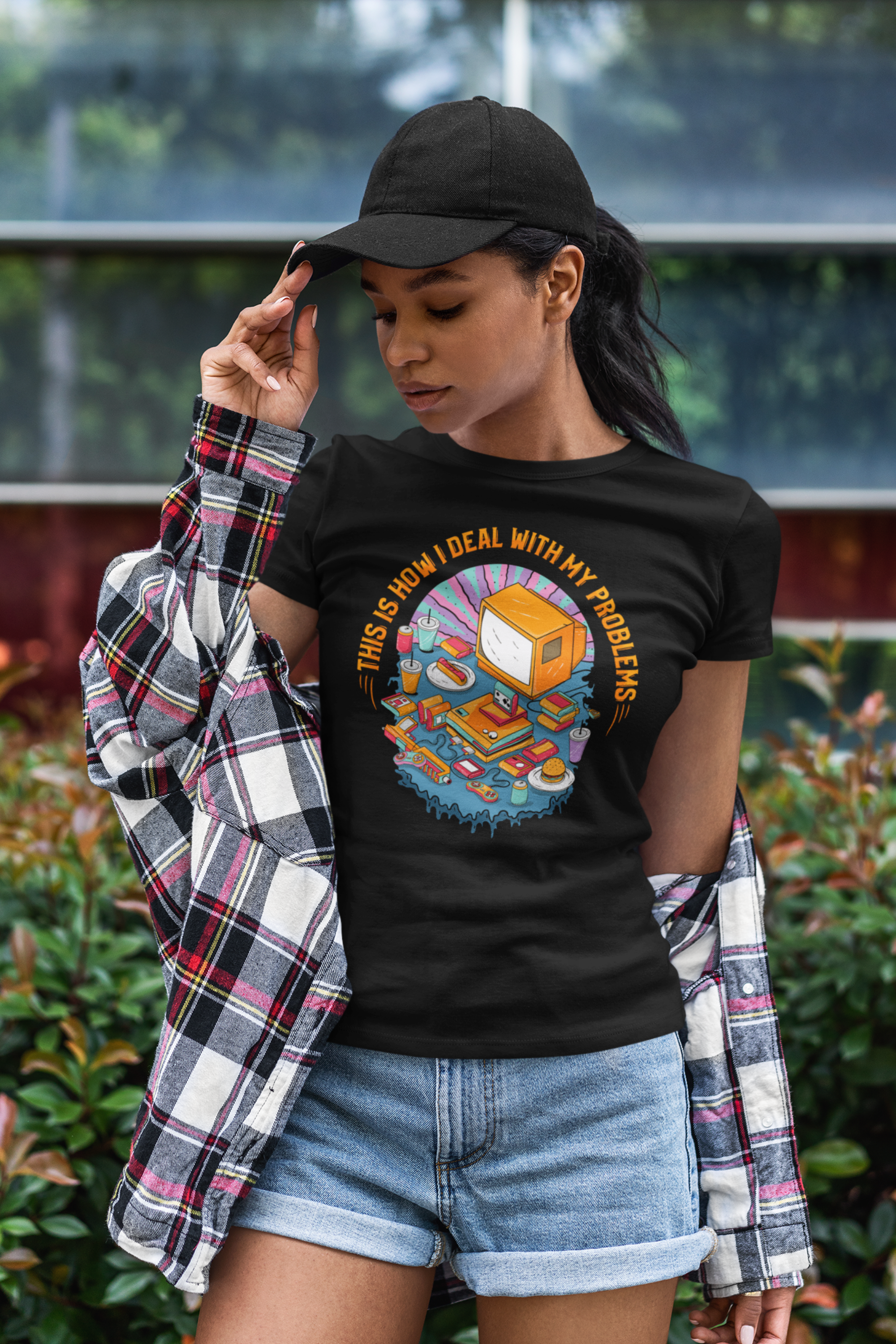 This is How I Deal With My Problems Shirt product thumbnail image This is How I Deal With My Problems Shirt product thumbnail image