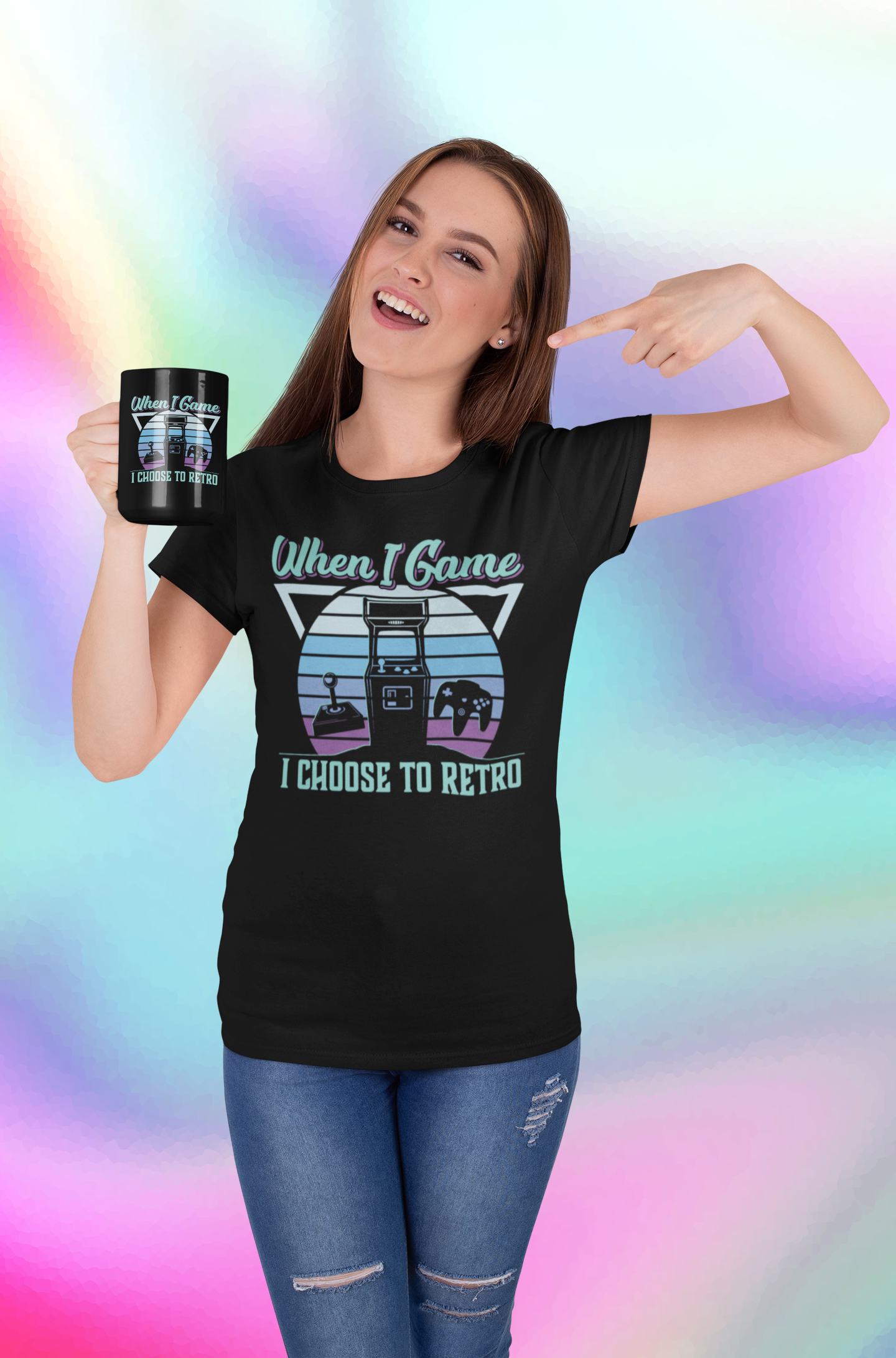 When I Game I Choose to Retro Shirt product thumbnail image