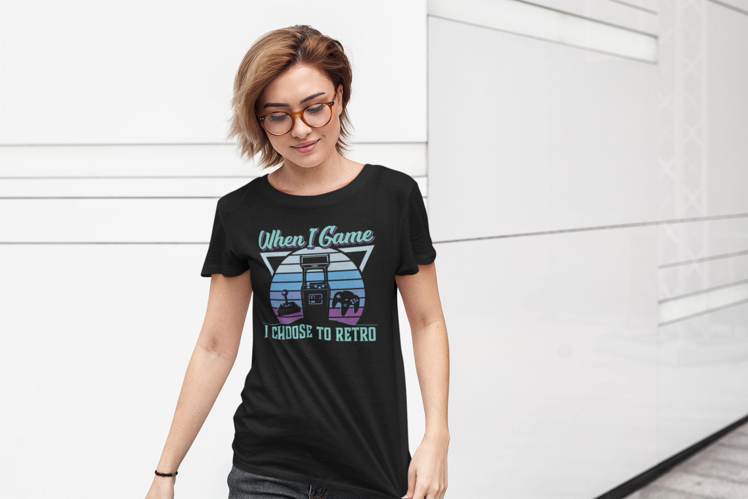 When I Game I Choose to Retro Shirt product thumbnail image When I Game I Choose to Retro Shirt product thumbnail image