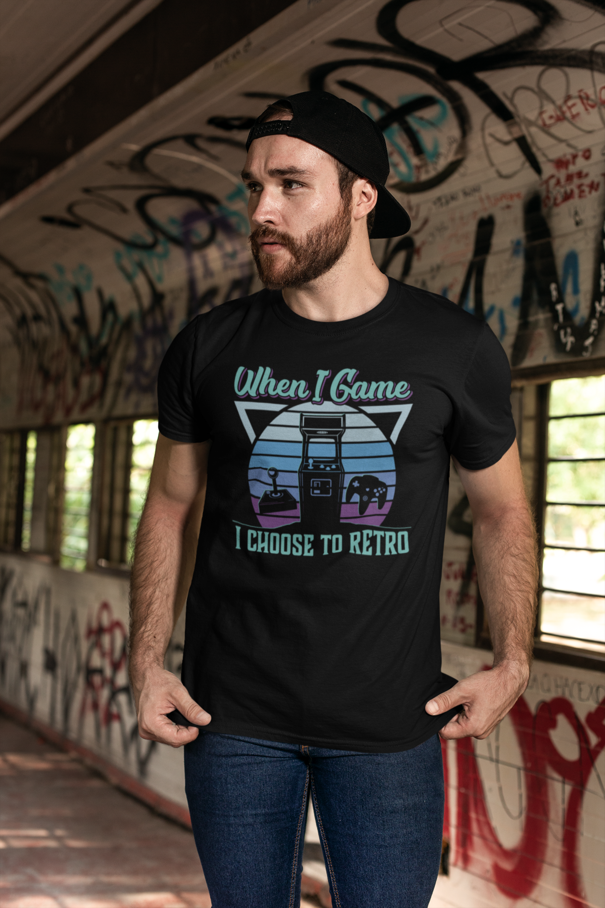 When I Game I Choose to Retro Shirt product thumbnail image