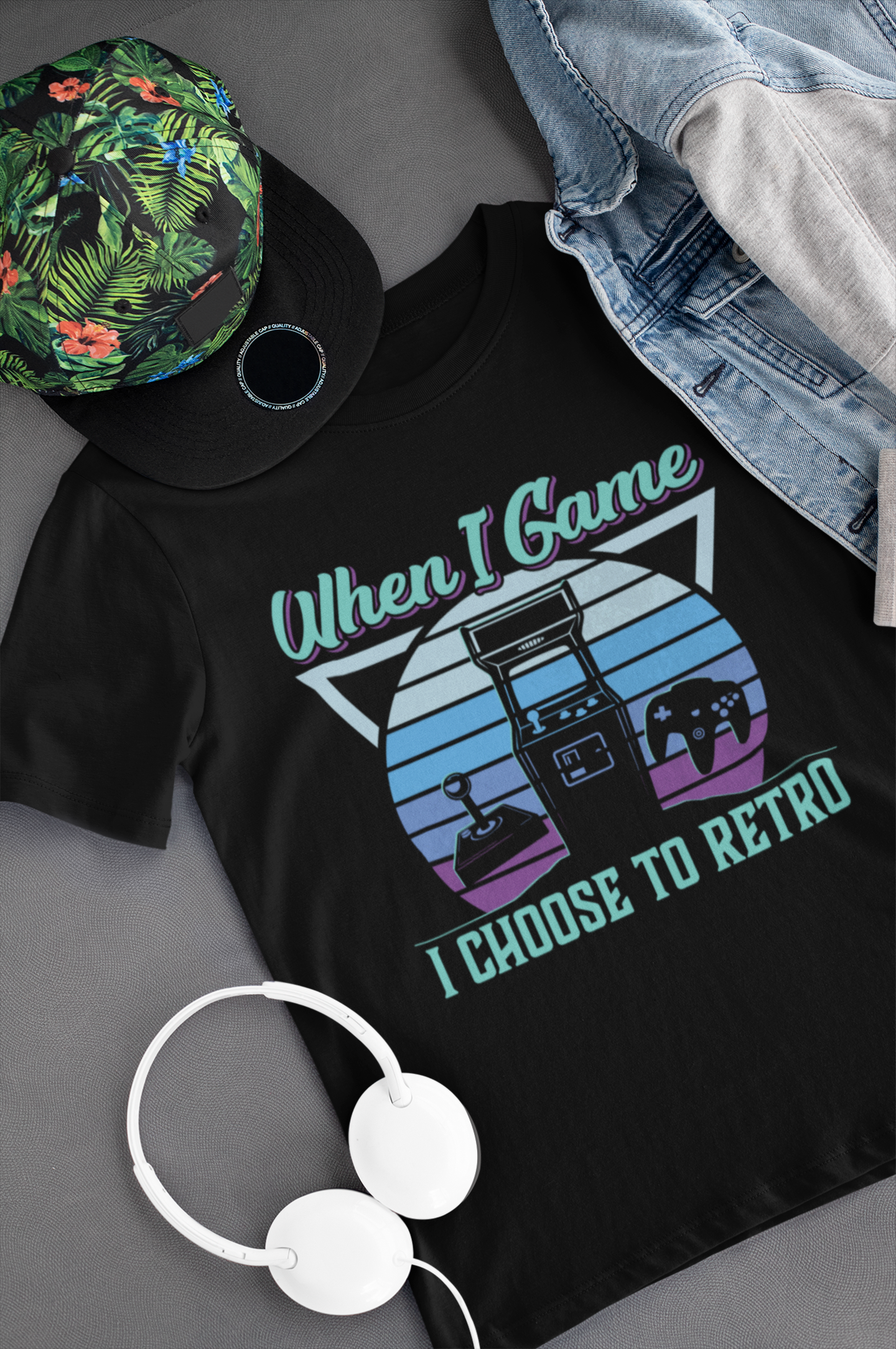 When I Game I Choose to Retro Shirt product thumbnail image