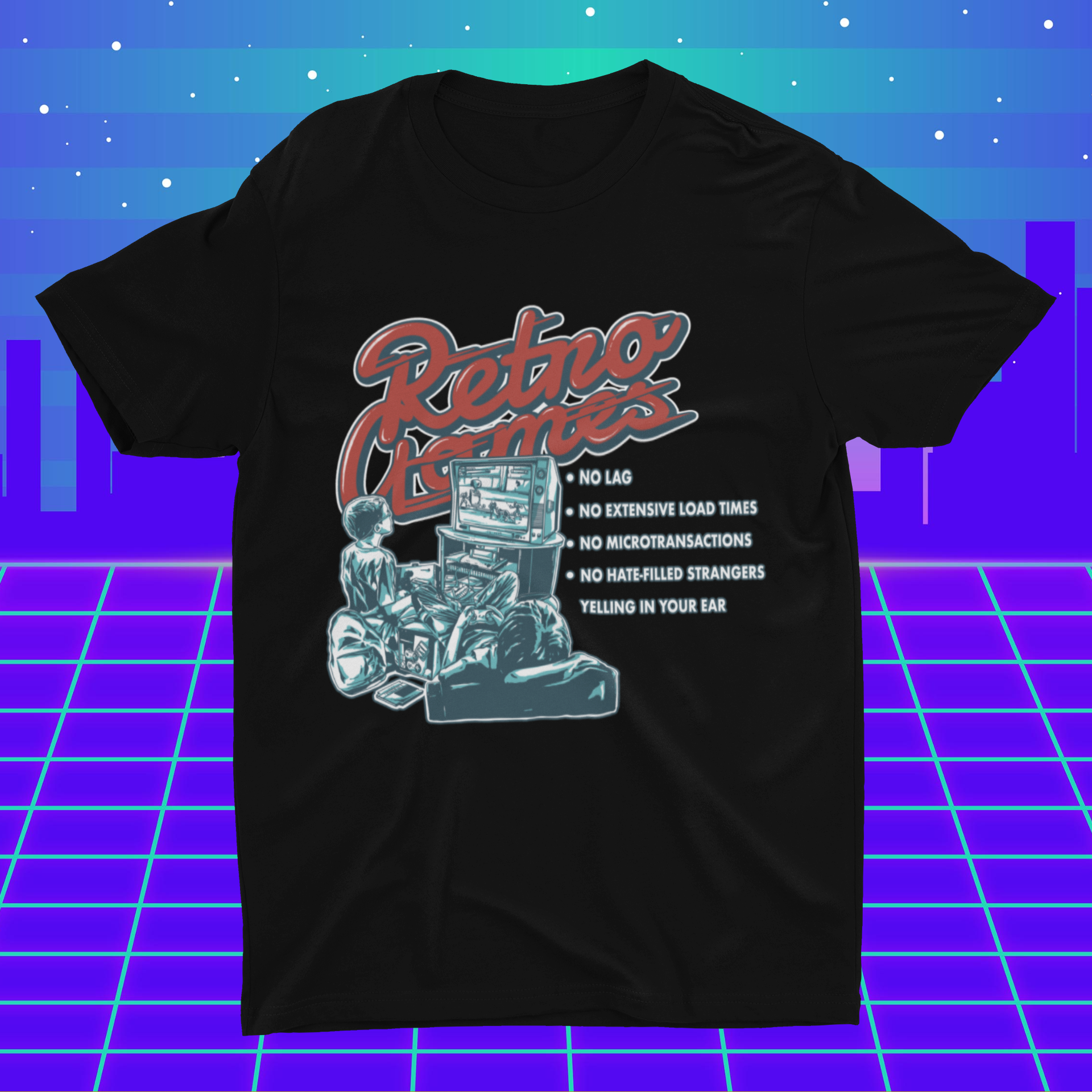 Reasons to Retro Game Shirt product thumbnail image