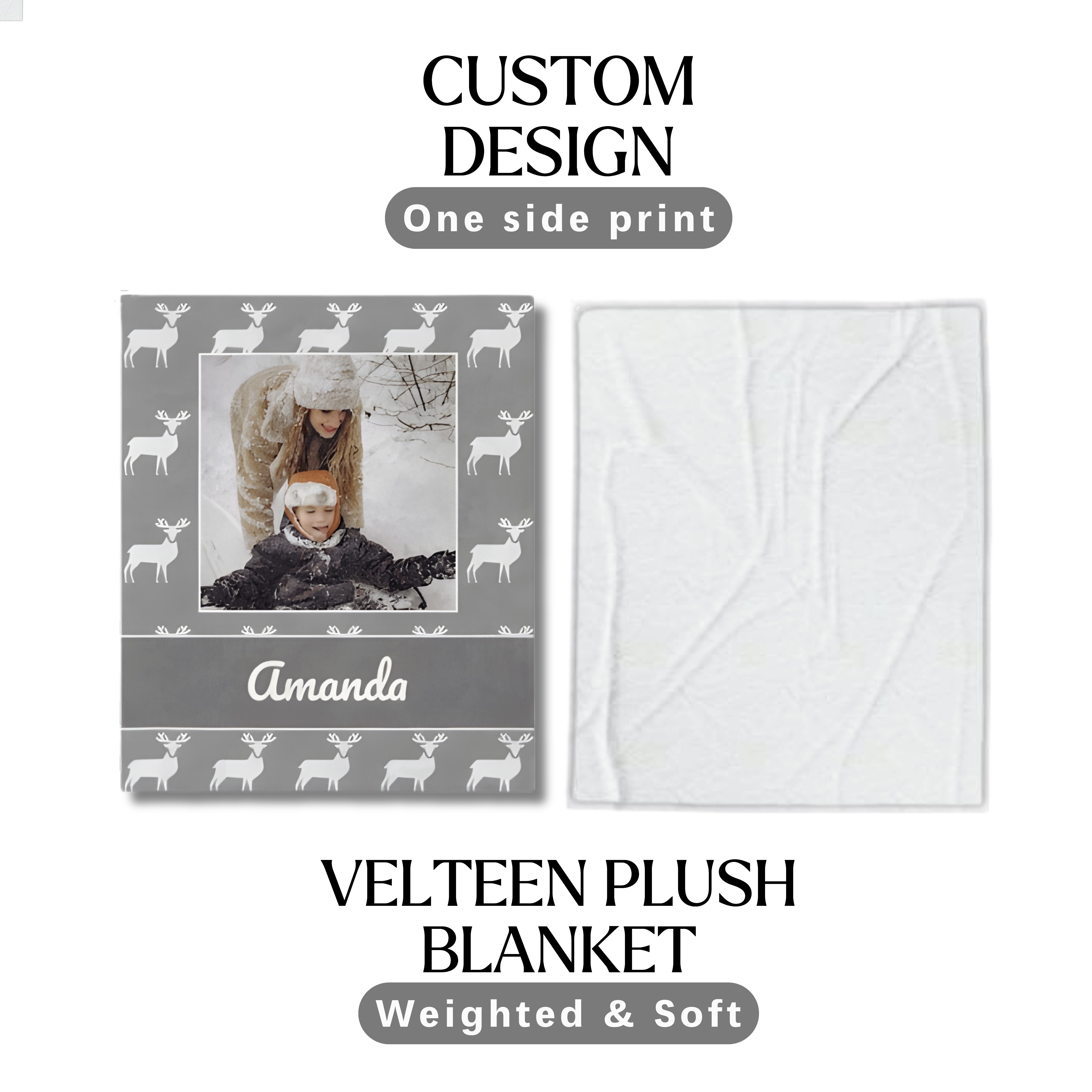 Personalized Weighted Photo Blanket – Custom Name Velveteen Throw for Winter & Holidays Personal Gift product thumbnail image Personalized Weighted Photo Blanket – Custom Name Velveteen Throw for Winter & Holidays Personal Gift product thumbnail image