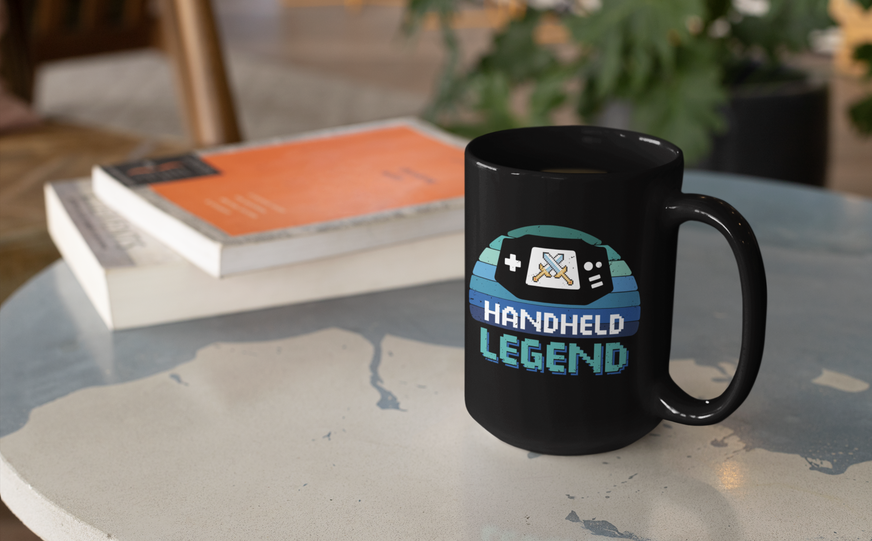 Handheld Legend Black Mug, 15oz product thumbnail image