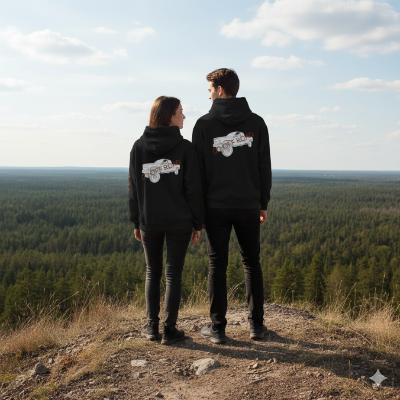 "Go Off Road" Truck Hoodie —  Graphic Pullover