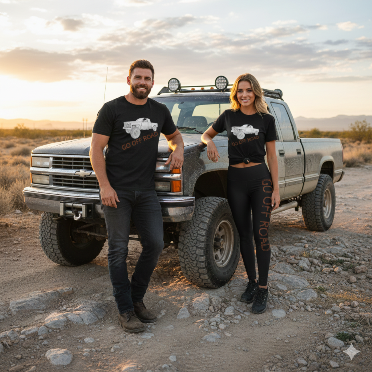 "Go Off Road" T-Shirt — Off Road Sketch Tee