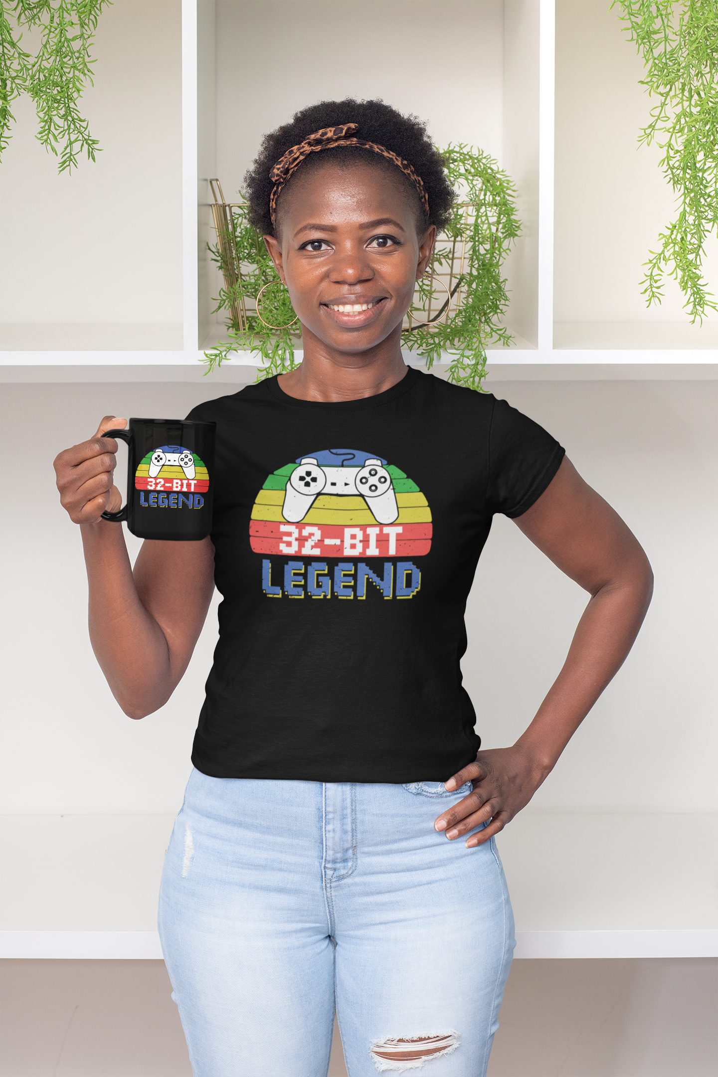 32-Bit Legend Black Mug, 15oz product thumbnail image