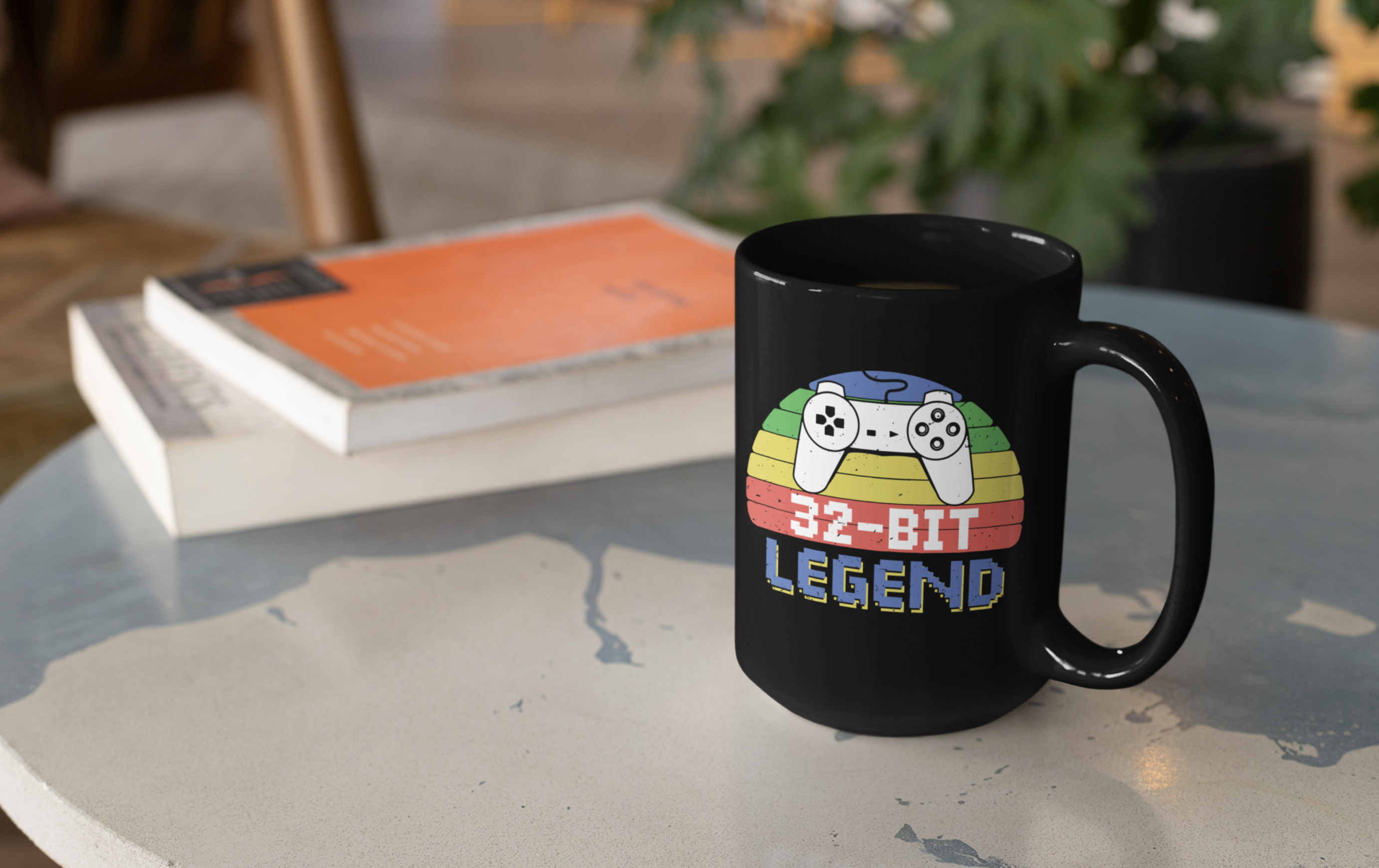 32-Bit Legend Black Mug, 15oz product thumbnail image 32-Bit Legend Black Mug, 15oz product thumbnail image