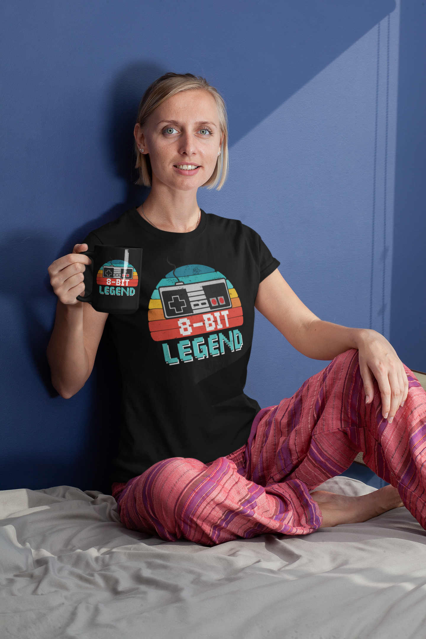 8-Bit Legend Black Mug, 15oz product thumbnail image