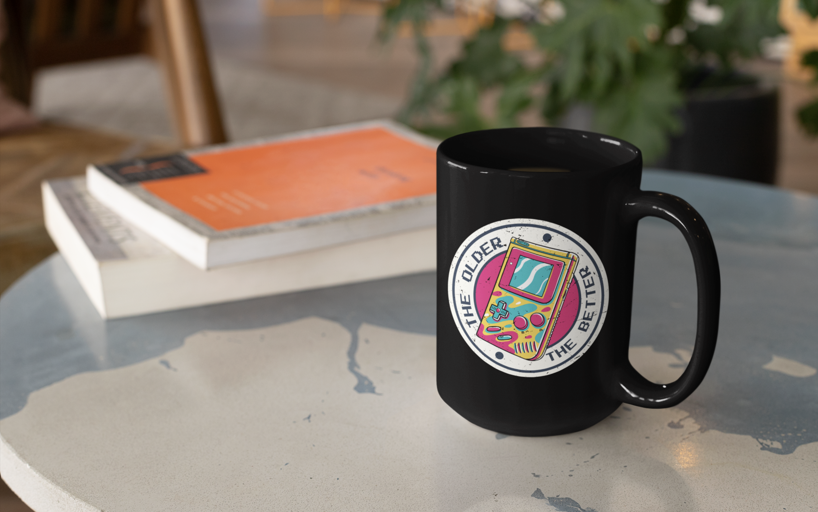 The Older the Better Black Mug, 15oz product thumbnail image The Older the Better Black Mug, 15oz product thumbnail image