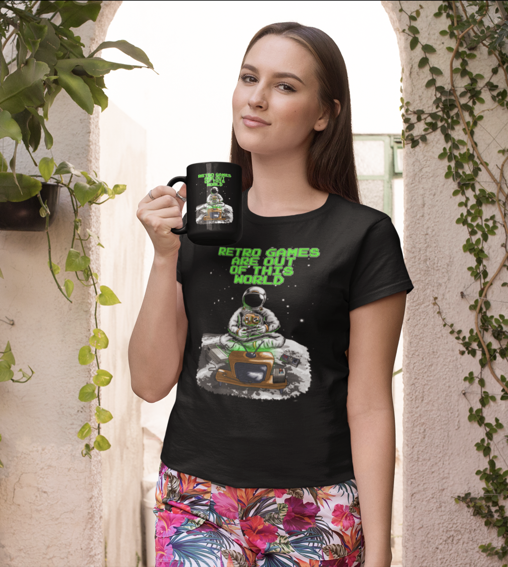 Retro Games are Out of This World Black Mug, 15oz product thumbnail image Retro Games are Out of This World Black Mug, 15oz product thumbnail image