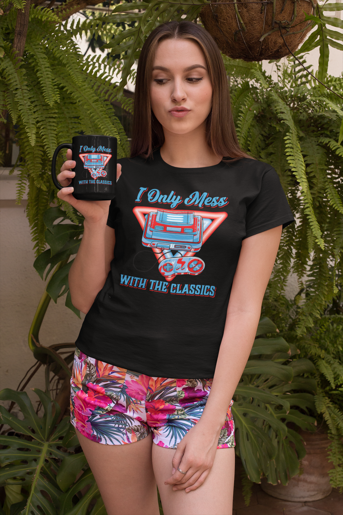 I Only Mess With the Classics Black Mug, 15oz product thumbnail image