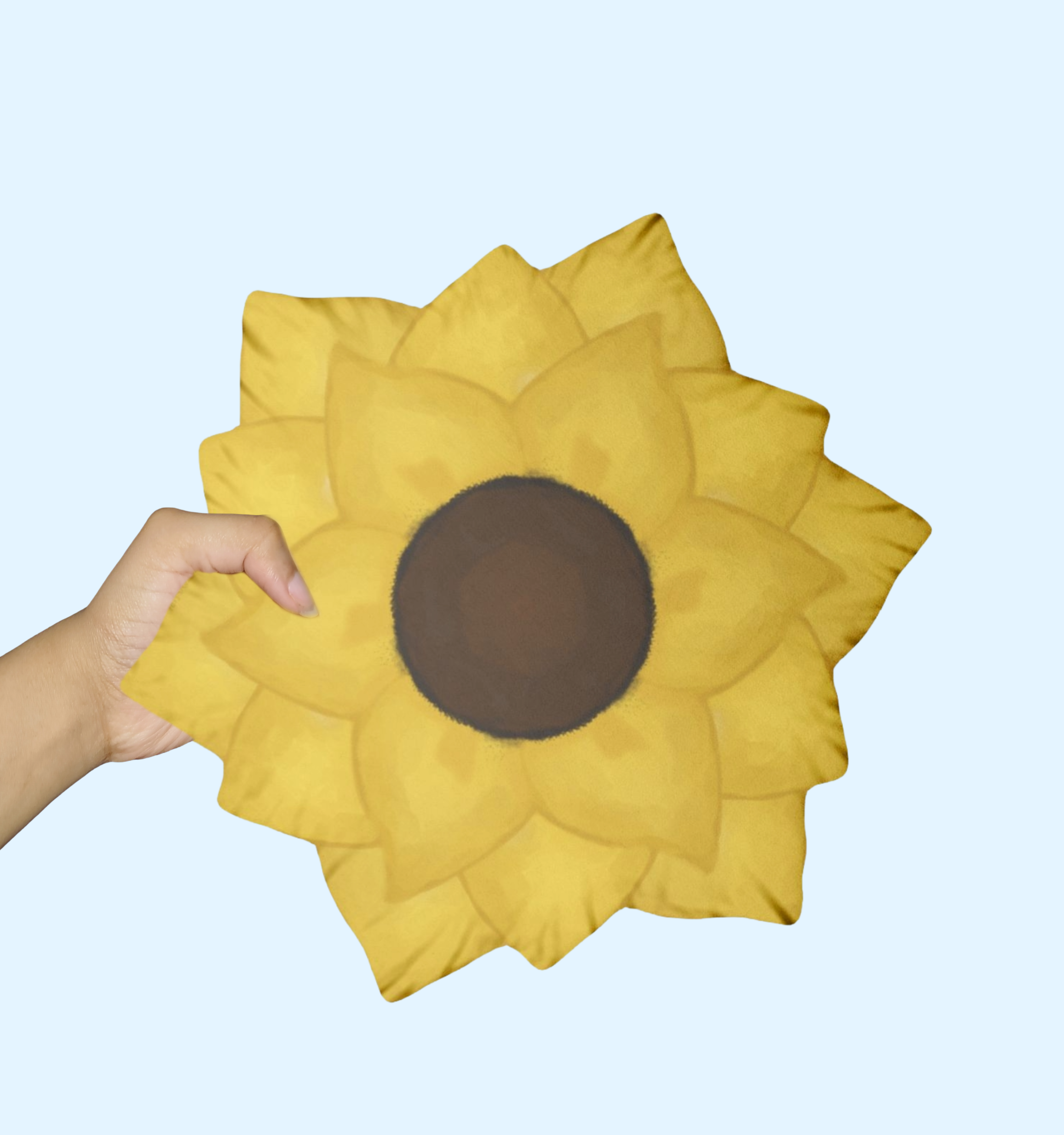 Bright Sun-Flower Custom Shaped Pillows