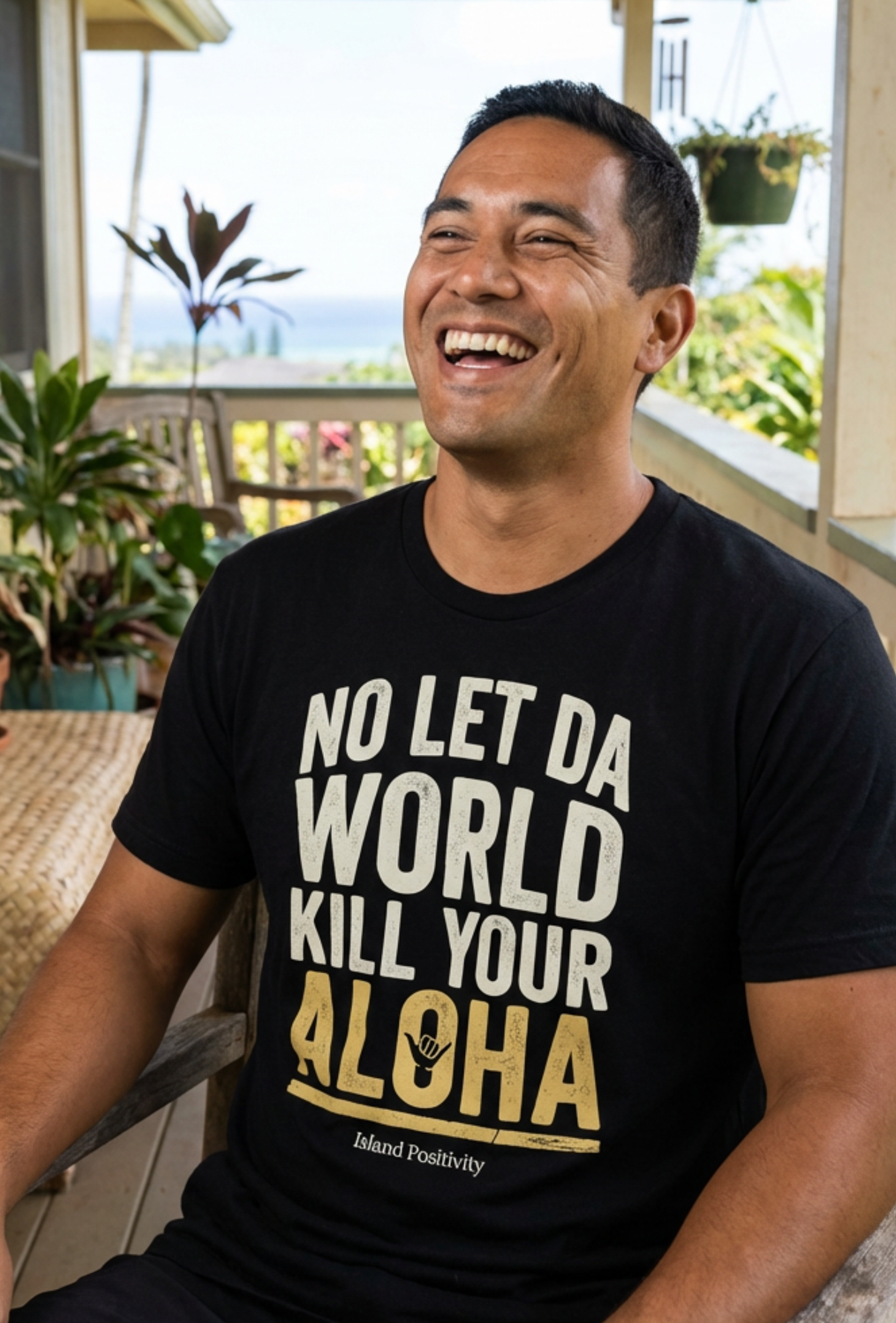 No Let The World Kill Your Aloha Hawaii Unisex Tee product thumbnail image