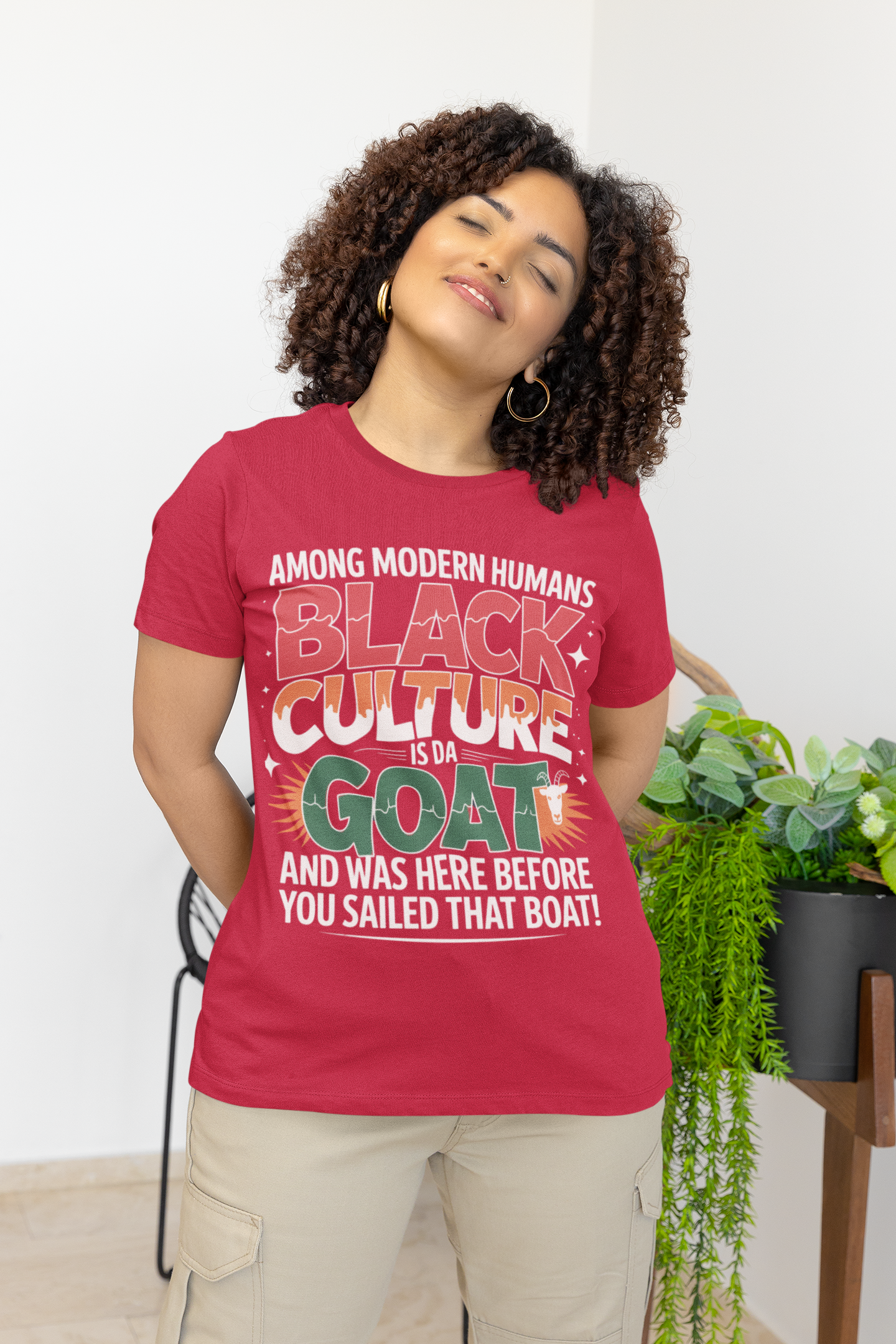 b. Black Culture Is Da GOAT T‑Shirt — Bold Afrocentric Pride Tee product thumbnail image