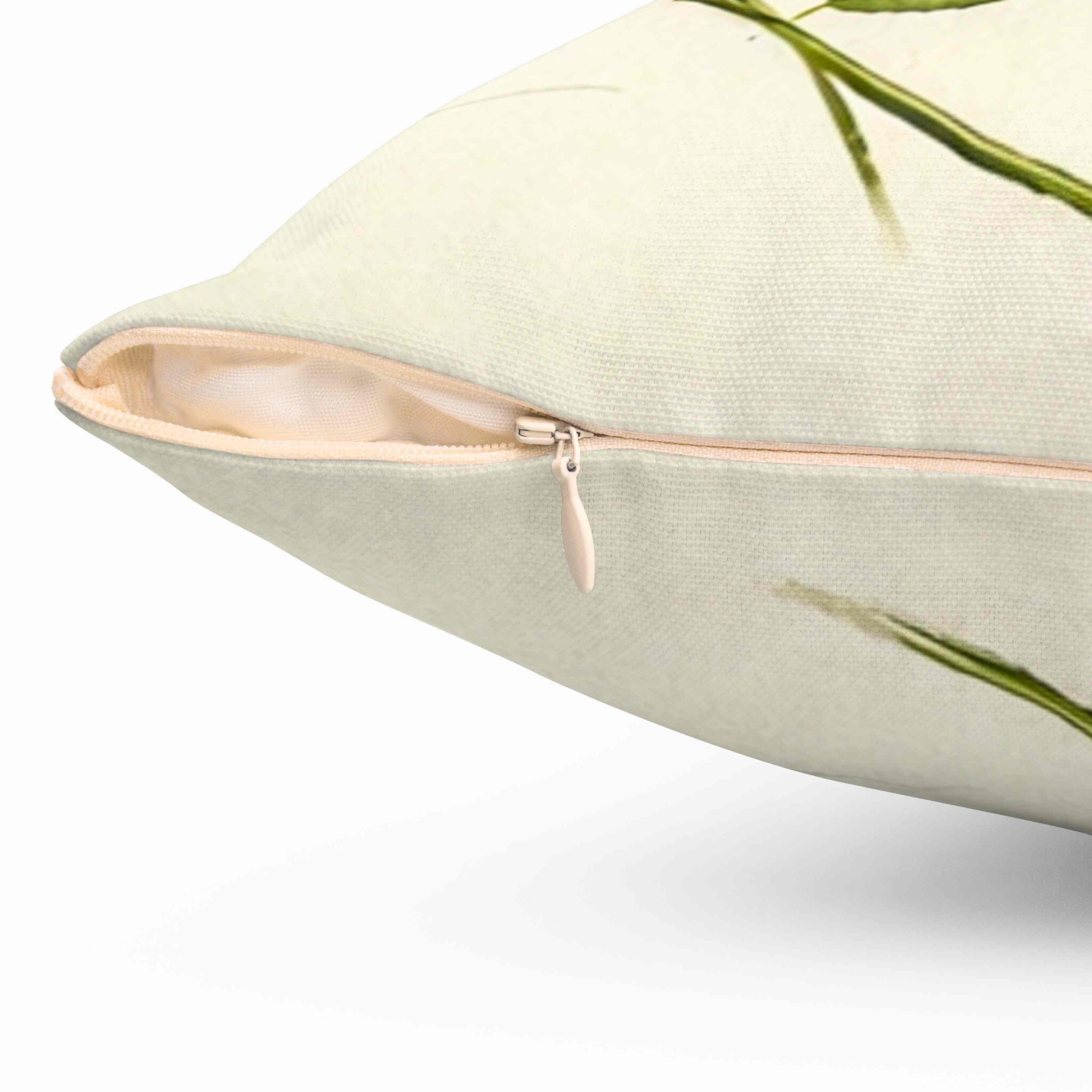 Pink Rose "My Favorite Love Story" Pillow | Square Throw Cushion product thumbnail image Pink Rose "My Favorite Love Story" Pillow | Square Throw Cushion product thumbnail image