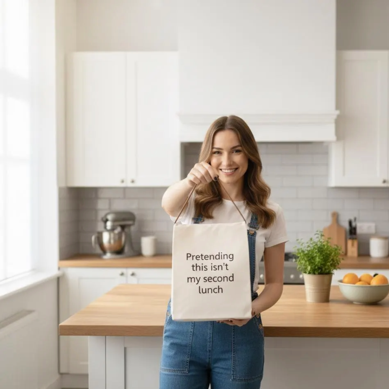 Canvas Lunch Bag with Strap product thumbnail image