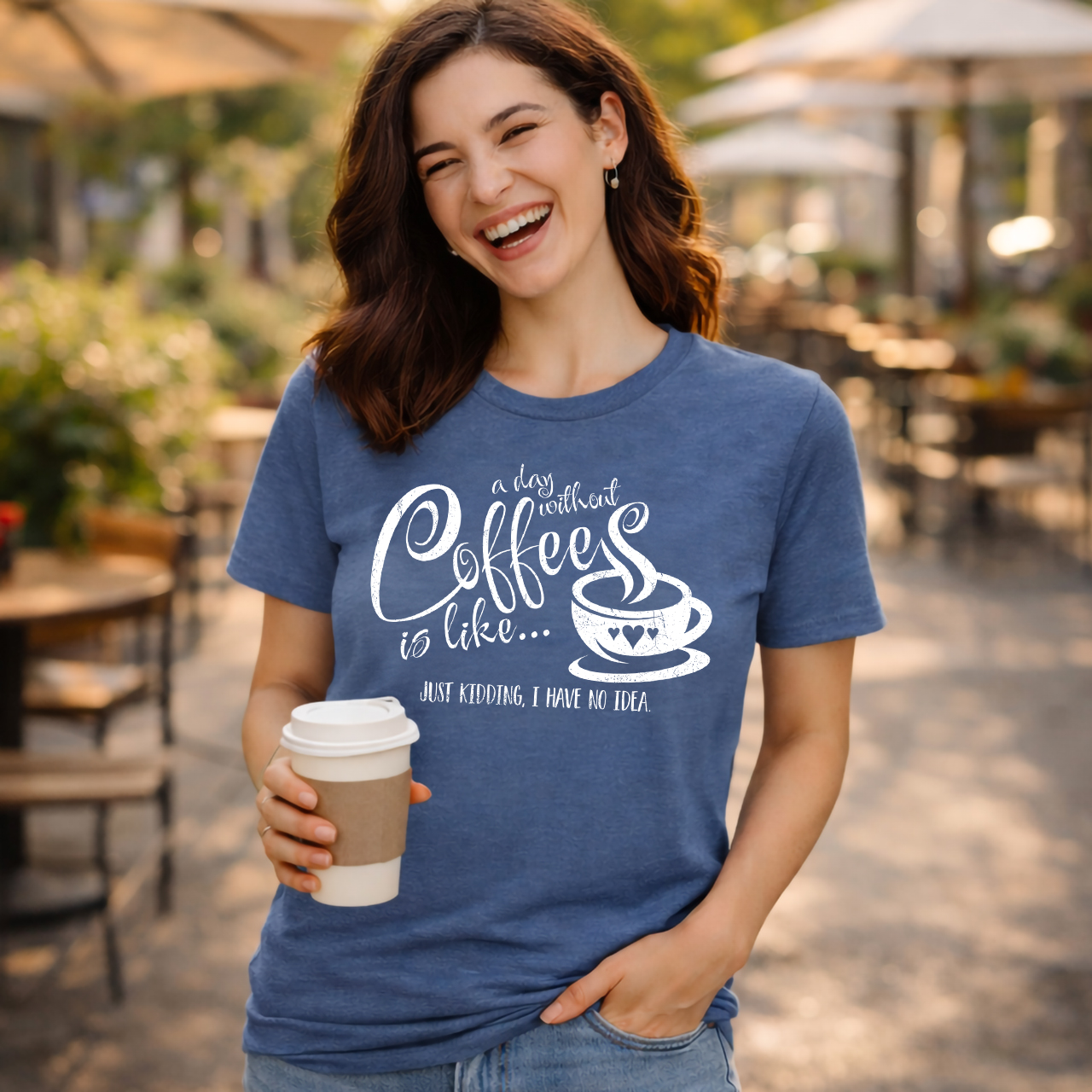 A Day Without Coffee Shirt, Funny Coffee Lover Tee, Unisex Graphic product thumbnail image A Day Without Coffee Shirt, Funny Coffee Lover Tee, Unisex Graphic product thumbnail image
