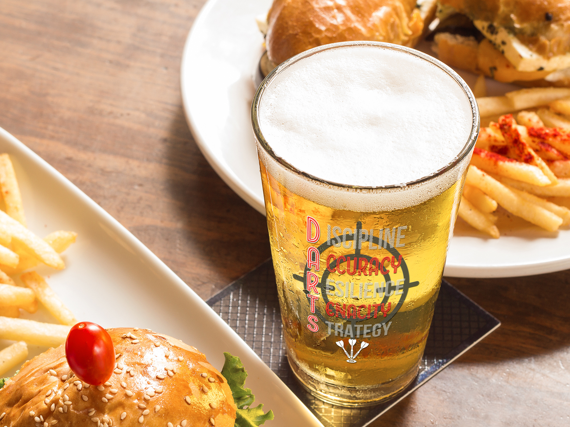 Core Dart Principles Pint Glass, 16oz product thumbnail image Core Dart Principles Pint Glass, 16oz product thumbnail image