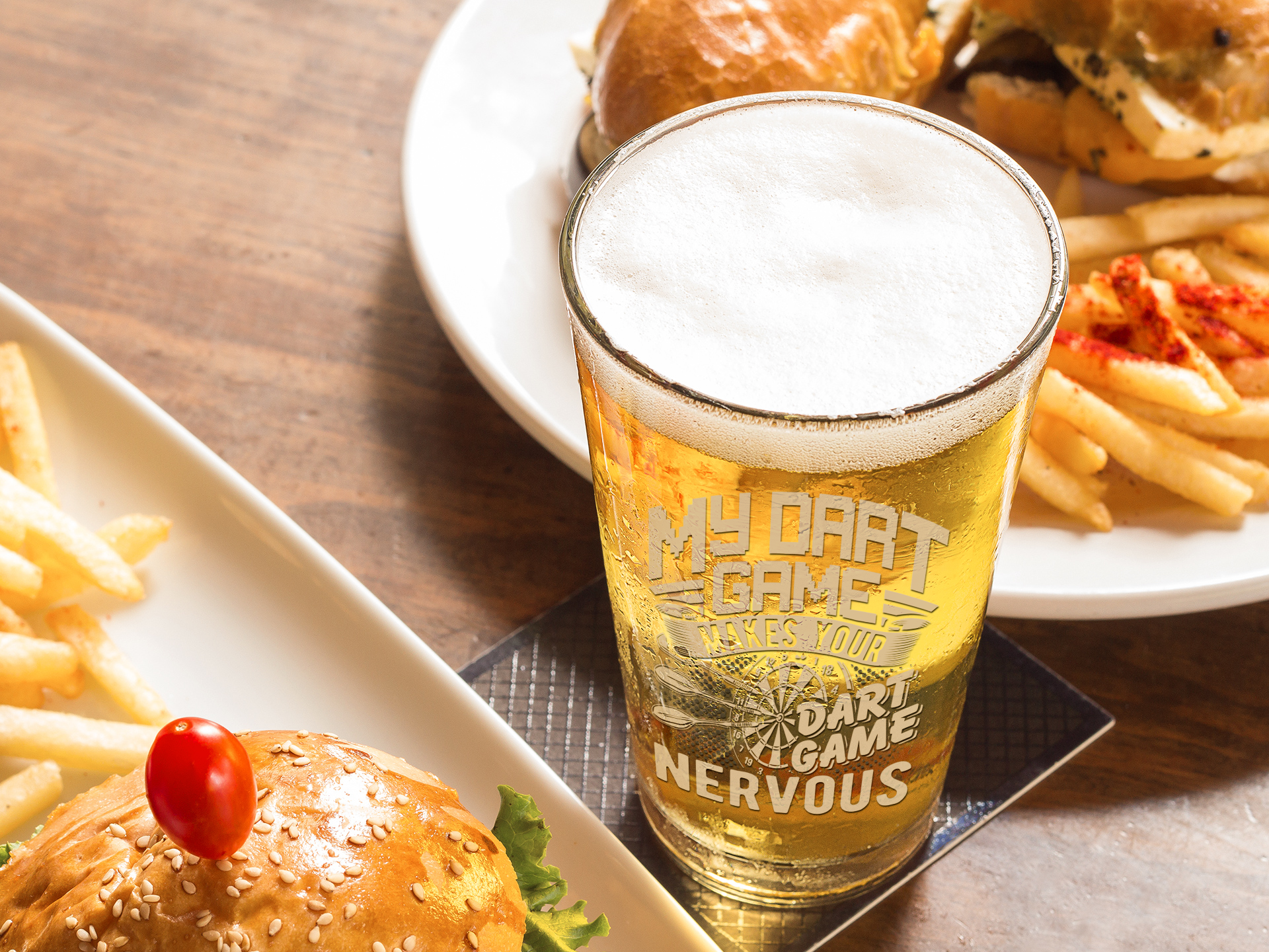 Dart Game Flex Pint Glass, 16oz product thumbnail image