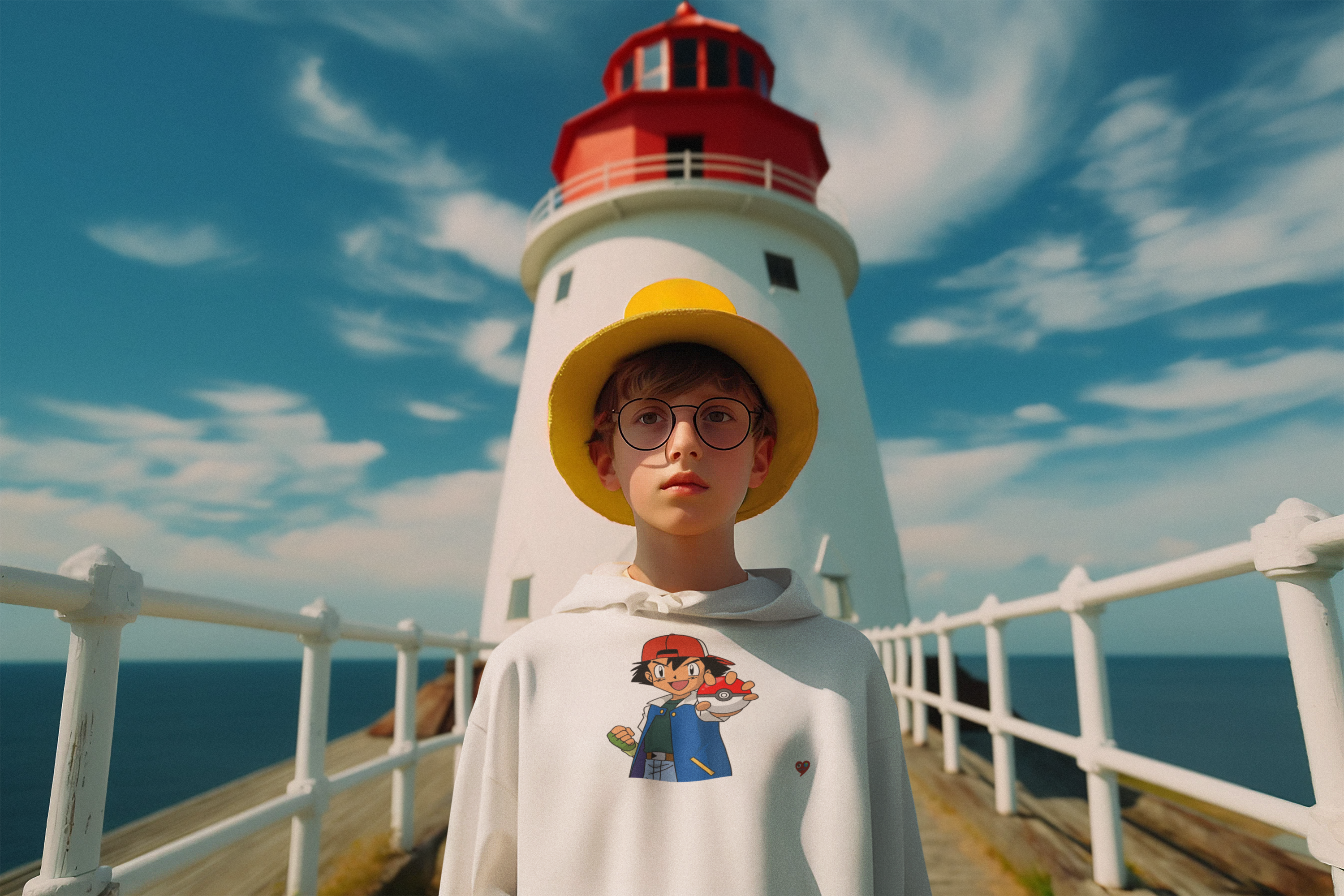 Kids Tee — Cute Trainer Kid Graphic