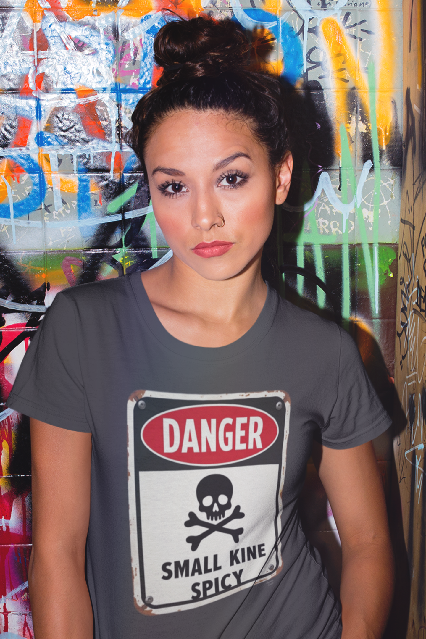 Danger "Small Kine Spicy" Hawaii Pidgin Women's Tee product thumbnail image Danger "Small Kine Spicy" Hawaii Pidgin Women's Tee product thumbnail image