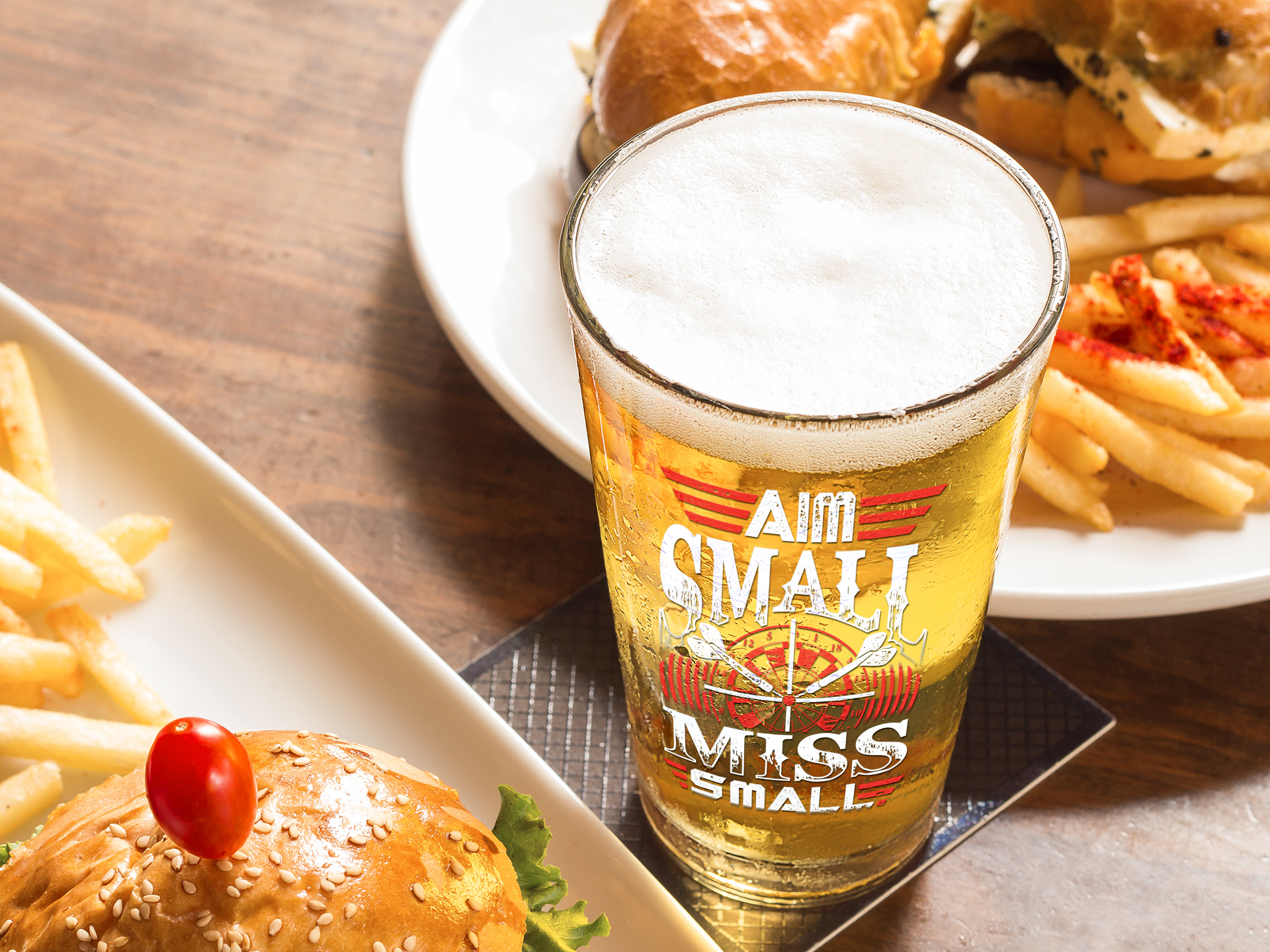 Aim Small Miss Small Pint Glass, 16oz product thumbnail image