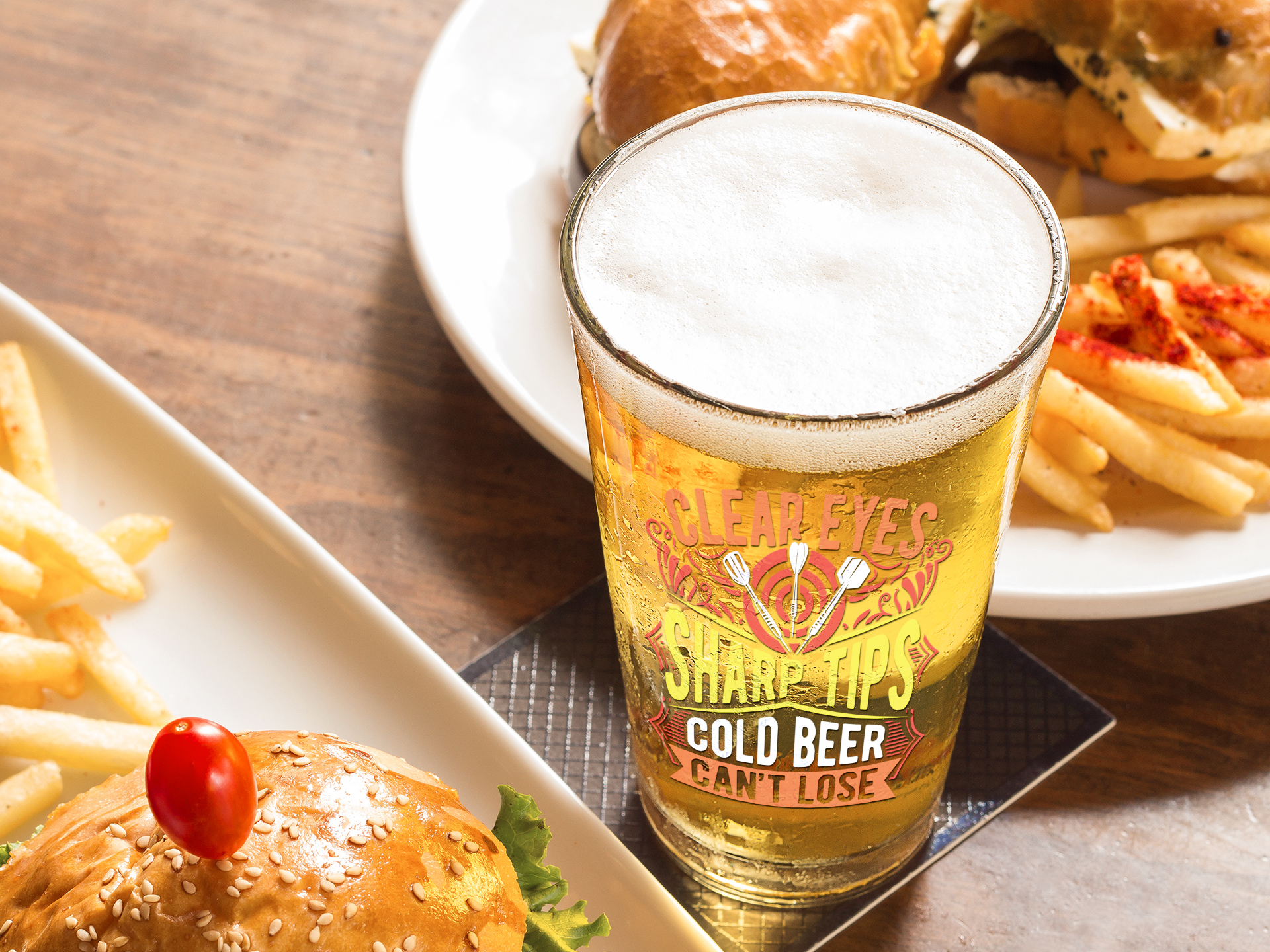 Clear Eyes Sharp Tips Cold Beer Can't Lose Pint Glass, 16oz product thumbnail image Clear Eyes Sharp Tips Cold Beer Can't Lose Pint Glass, 16oz product thumbnail image