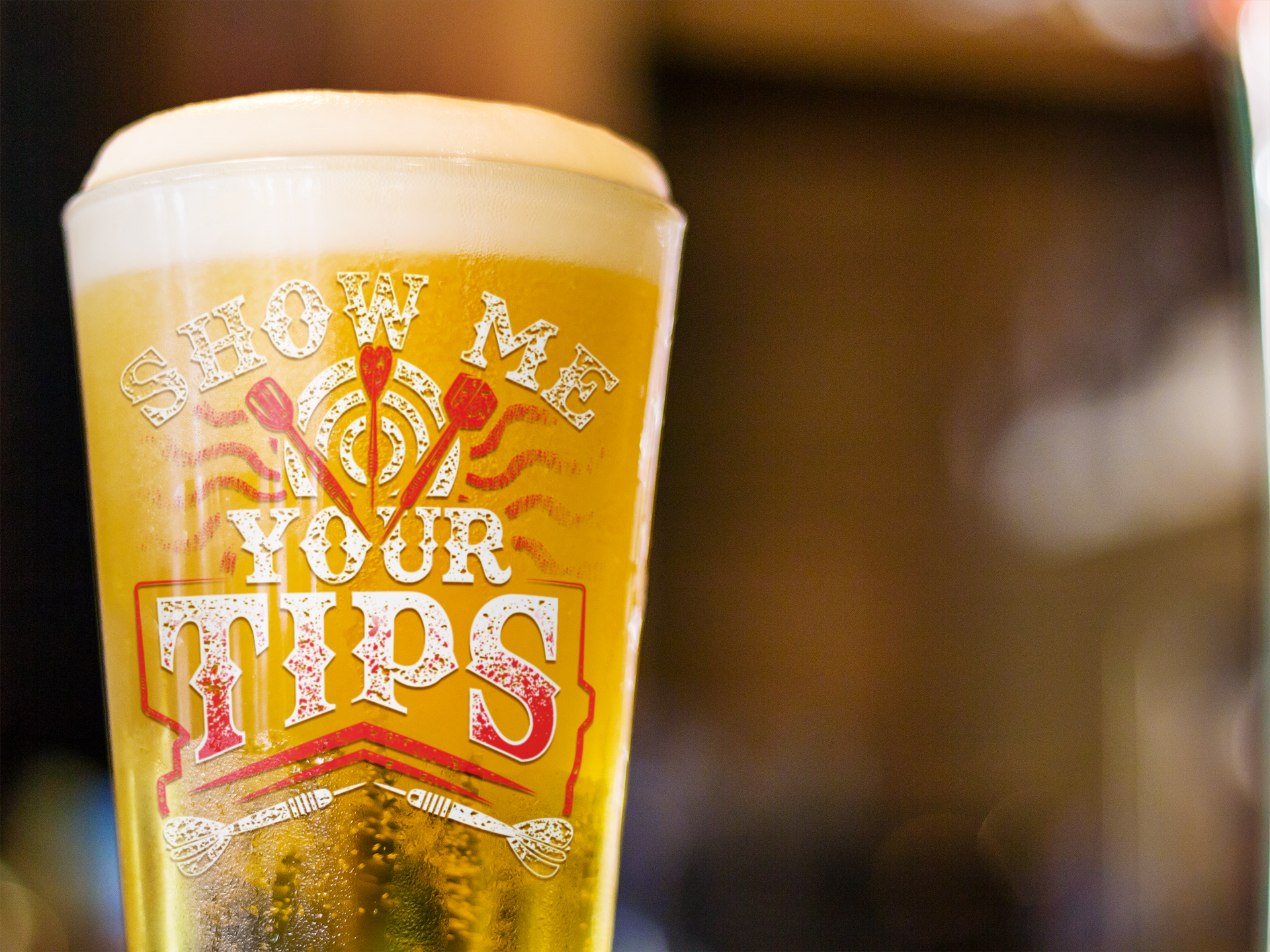 Show Me Your Tips Pint Glass, 16oz product thumbnail image Show Me Your Tips Pint Glass, 16oz product thumbnail image