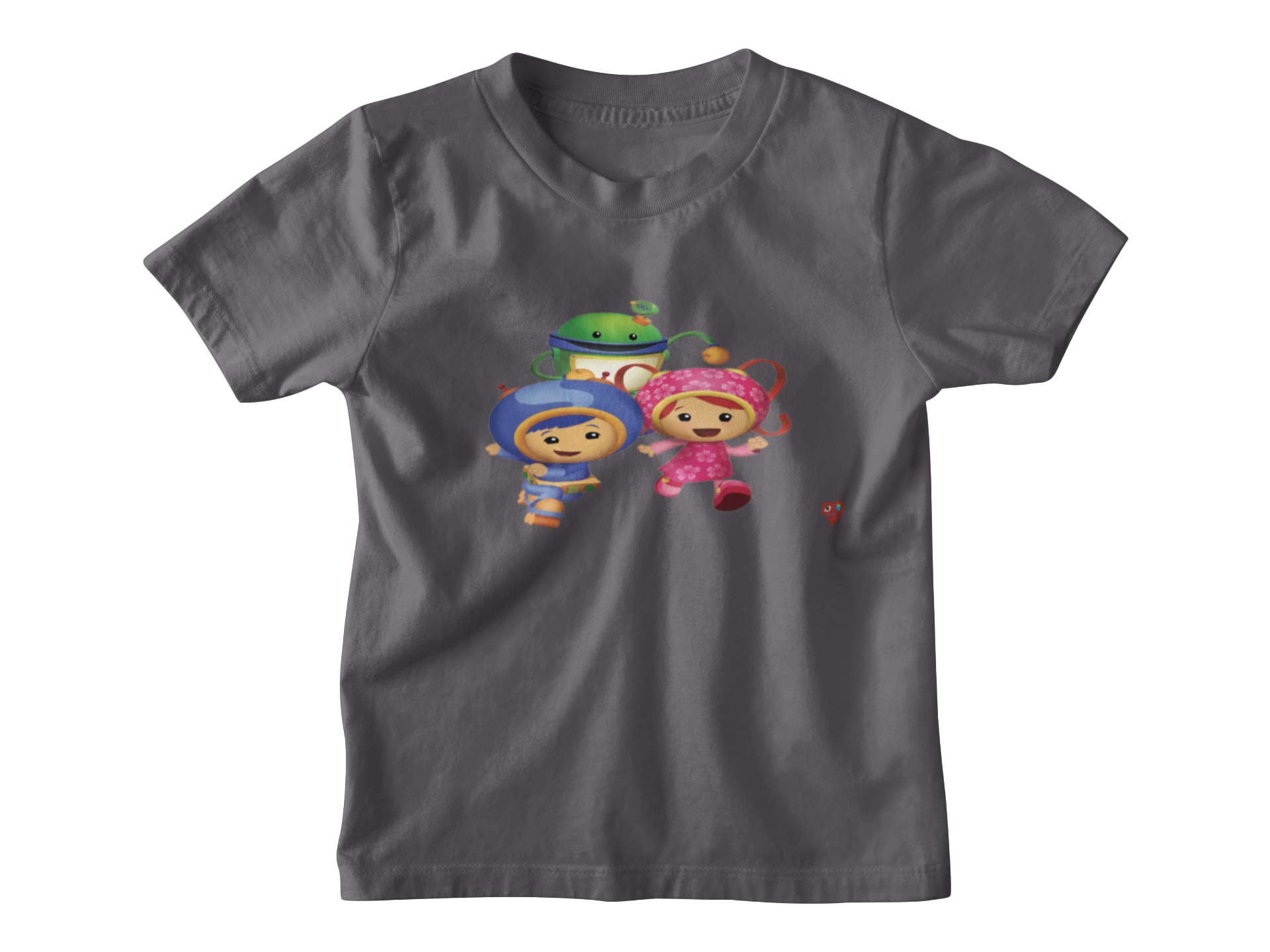 Kids Tee — Cute Team Umizoomi Kids T-Shirt (Heart Accent) product thumbnail image