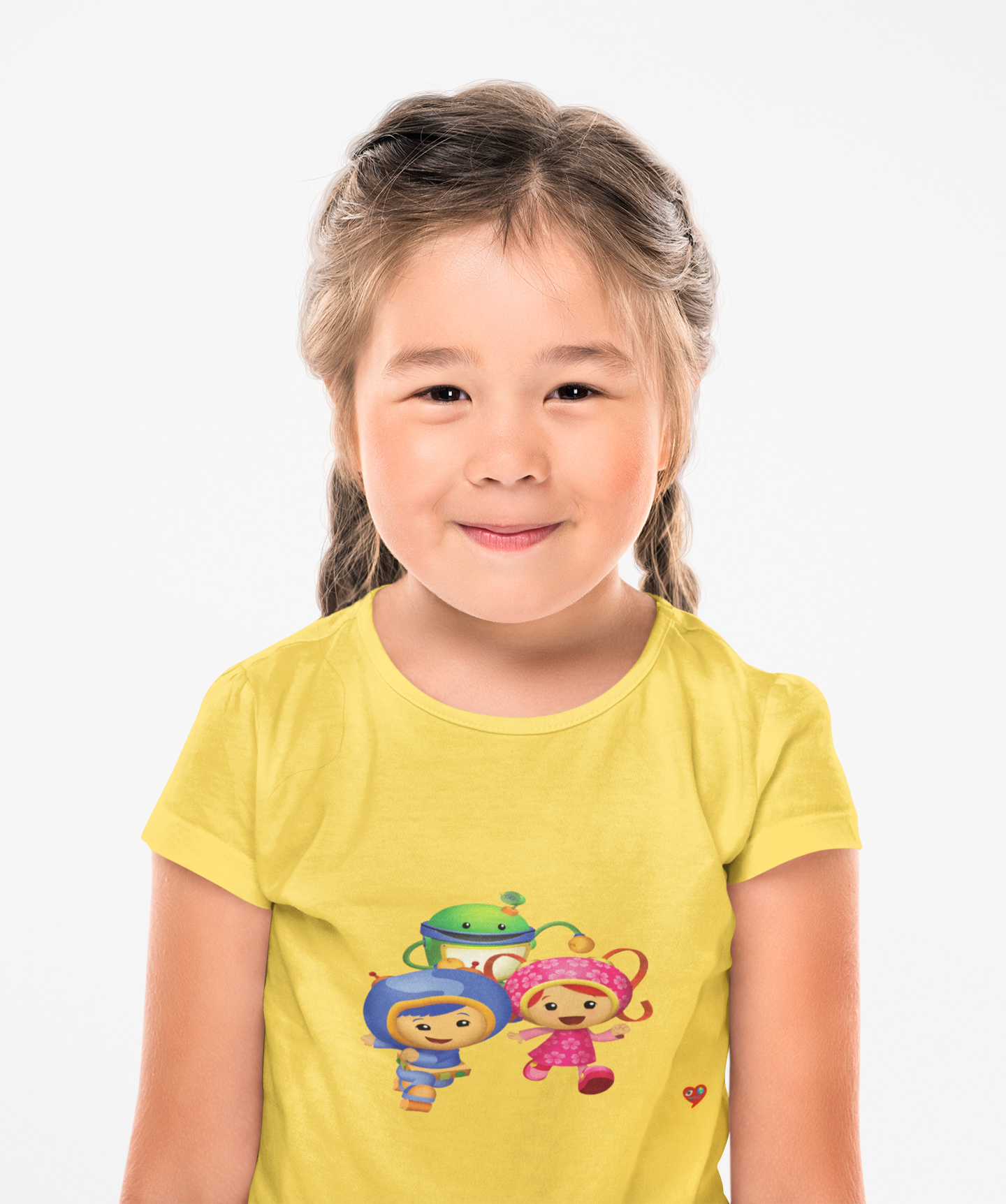 Kids Tee — Cute Team Umizoomi Kids T-Shirt (Heart Accent)