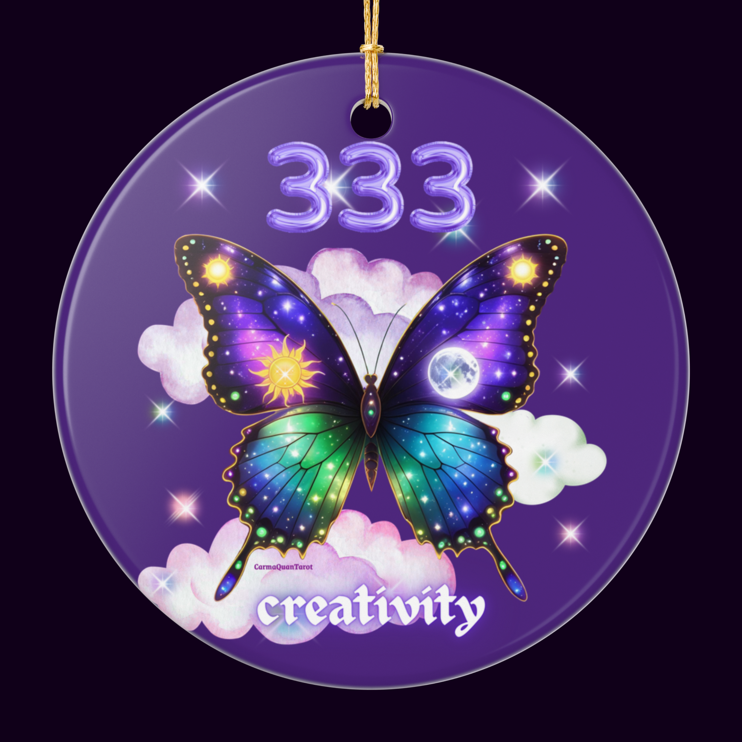 333 — Creativity Butterfly Ornament (2-Side Print) product thumbnail image
