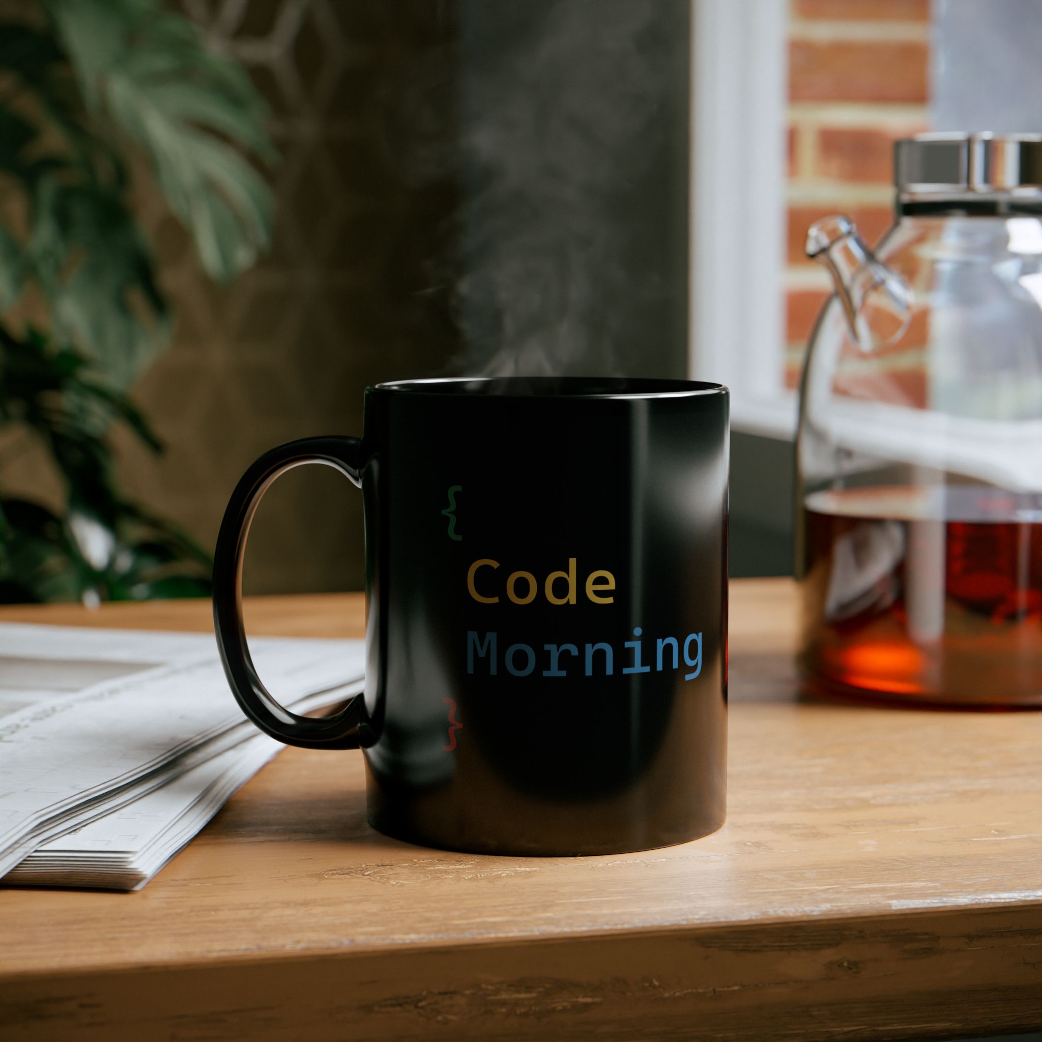 IT Coffee Mug | Code Morning Black Coffee Mug product thumbnail image IT Coffee Mug | Code Morning Black Coffee Mug product thumbnail image