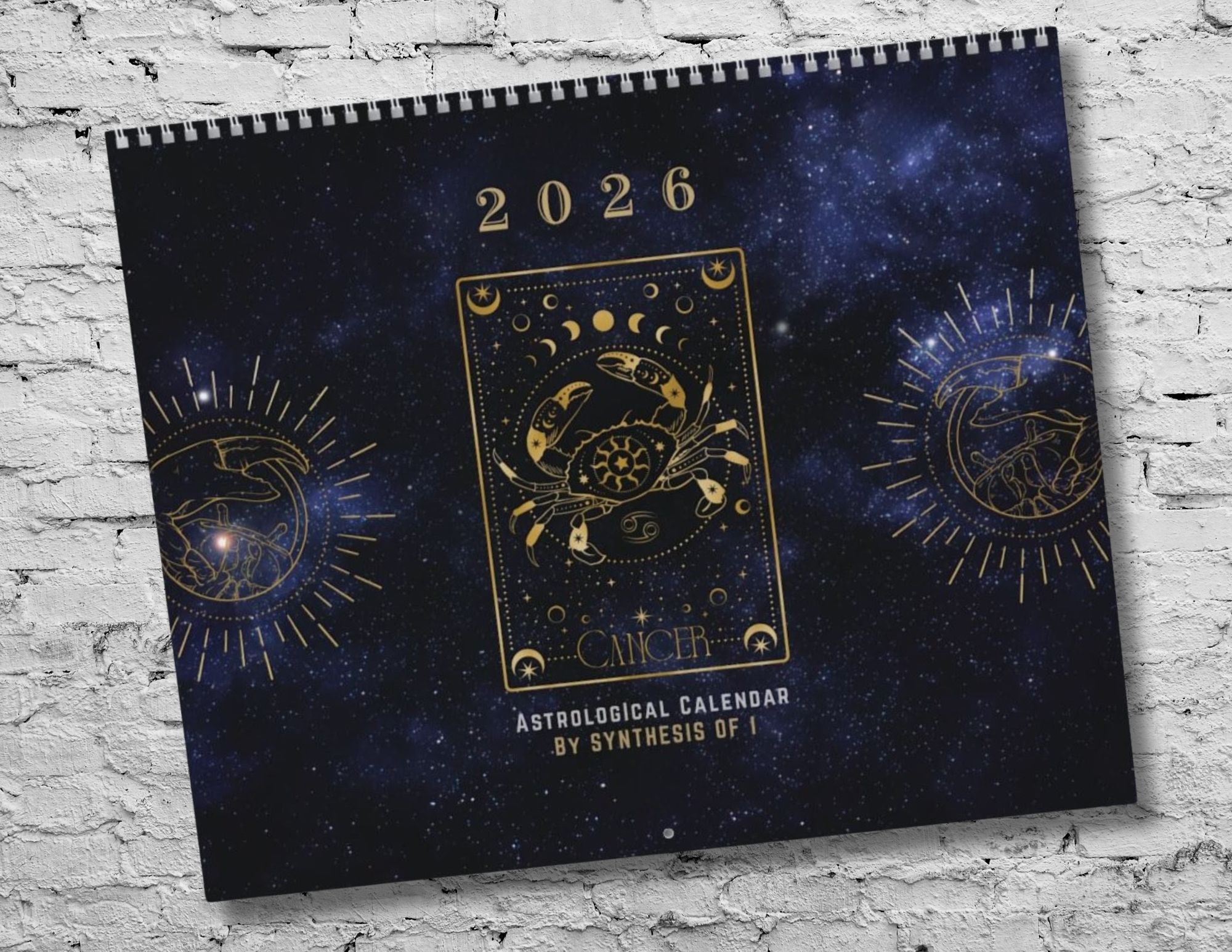 Cancer Astrology Calendar 2026: Detailed Monthly Horoscopes, Writable Grids, Vibrant Zodiac Design product thumbnail image Cancer Astrology Calendar 2026: Detailed Monthly Horoscopes, Writable Grids, Vibrant Zodiac Design product thumbnail image