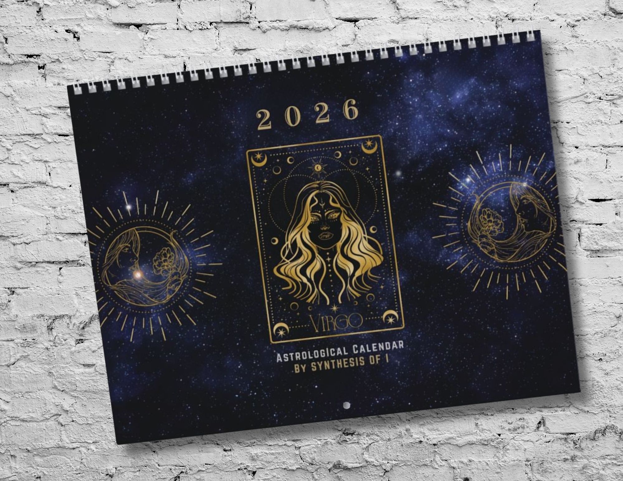 Virgo Astrology Calendar 2026: Detailed Monthly Horoscopes, Writable Grids, Vibrant Zodiac Design