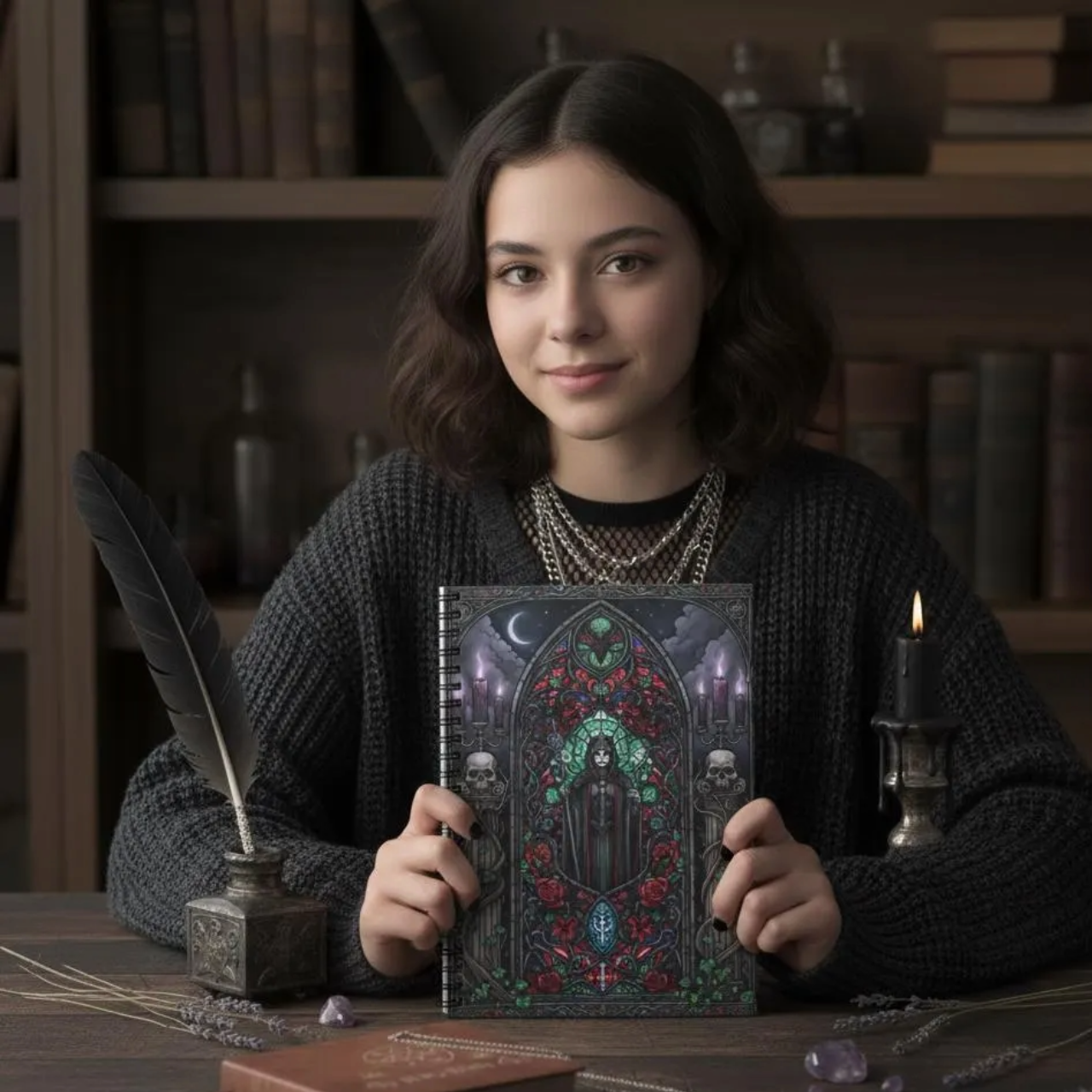 Gothic Spiral Notebook product thumbnail image