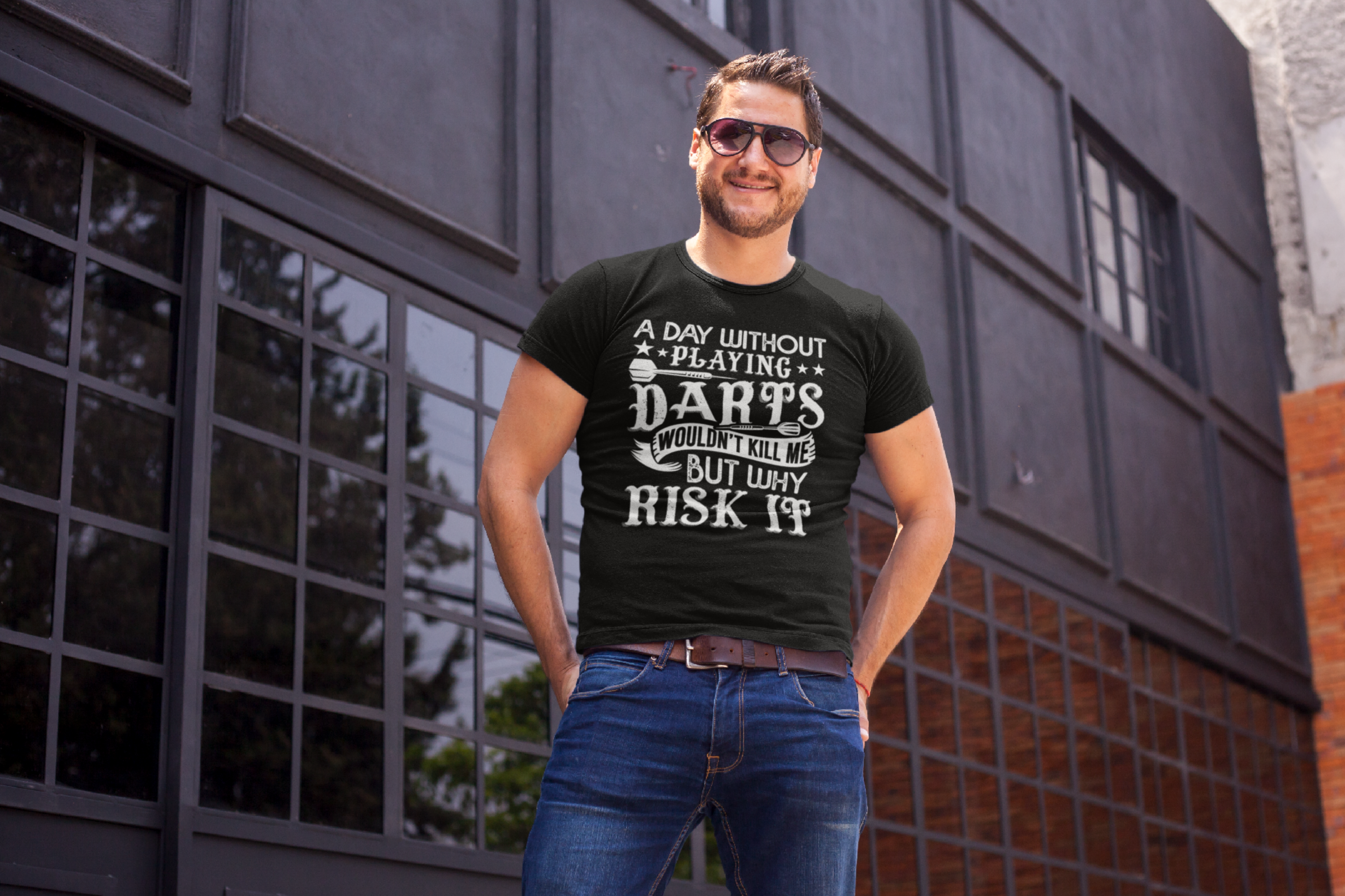 A Day Without Darts Wouldn't Kill Me But Why Risk It Shirt product thumbnail image