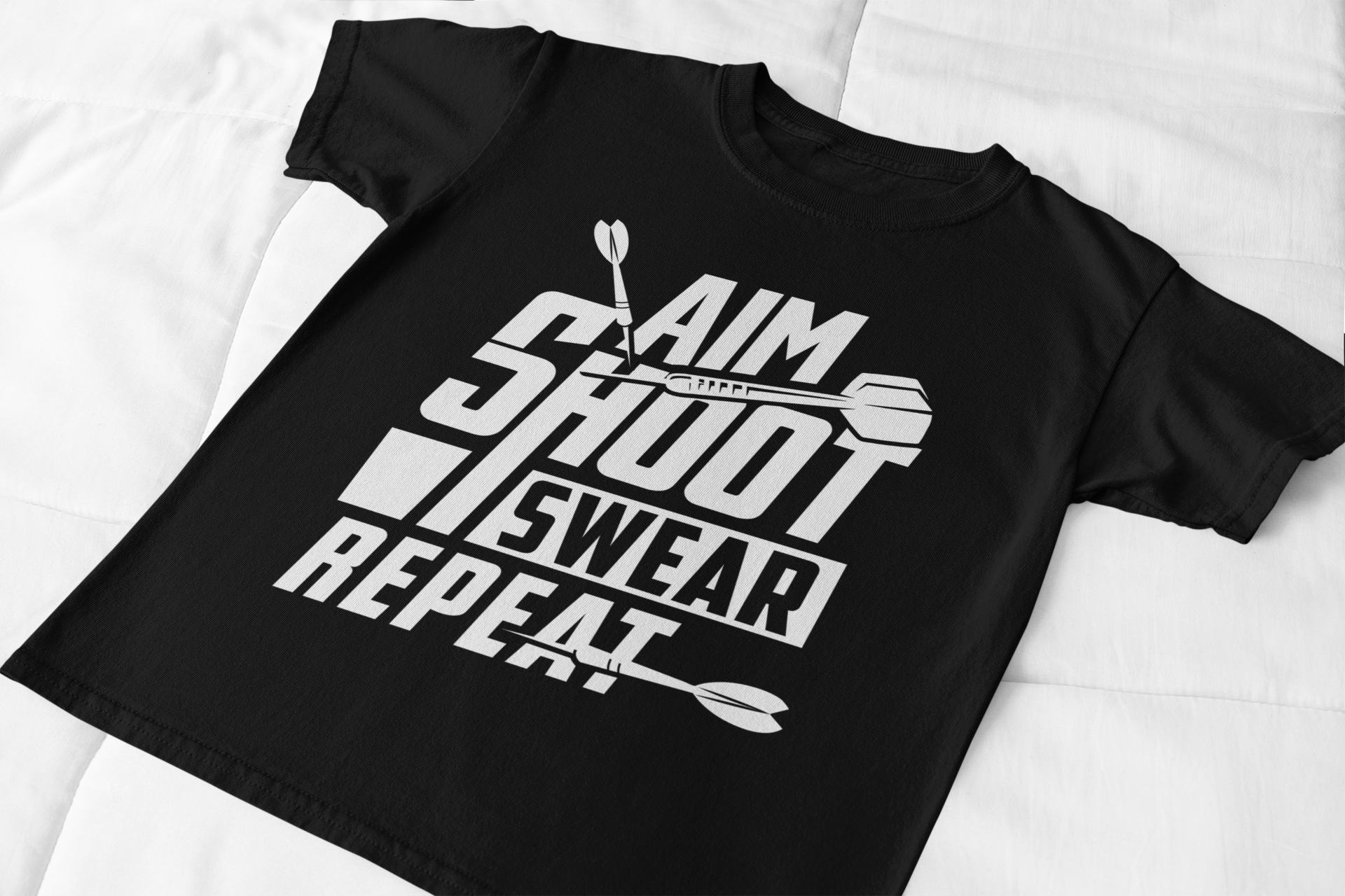 Aim Shoot Swear Repeat Shirt product thumbnail image