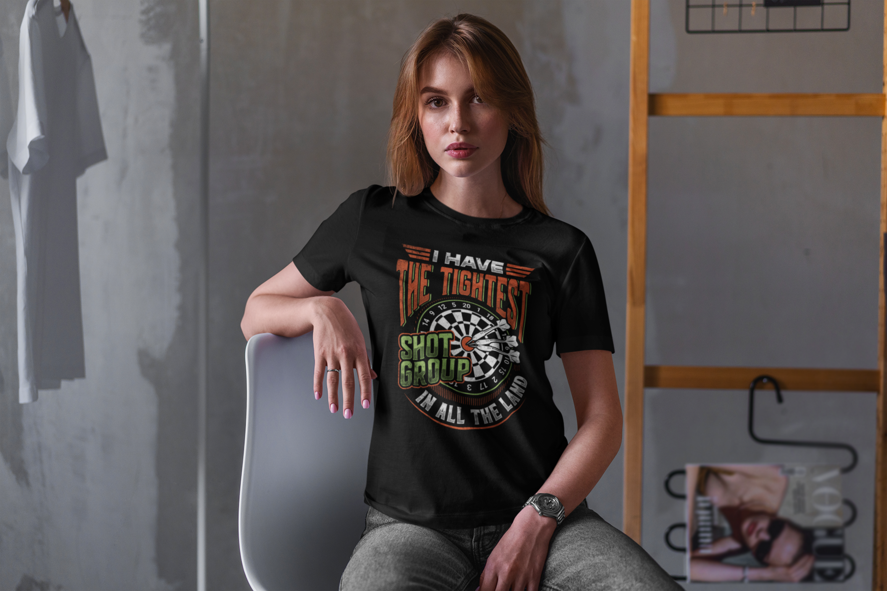 I Have the Tightest Shot Group in the Land Shirt product thumbnail image I Have the Tightest Shot Group in the Land Shirt product thumbnail image