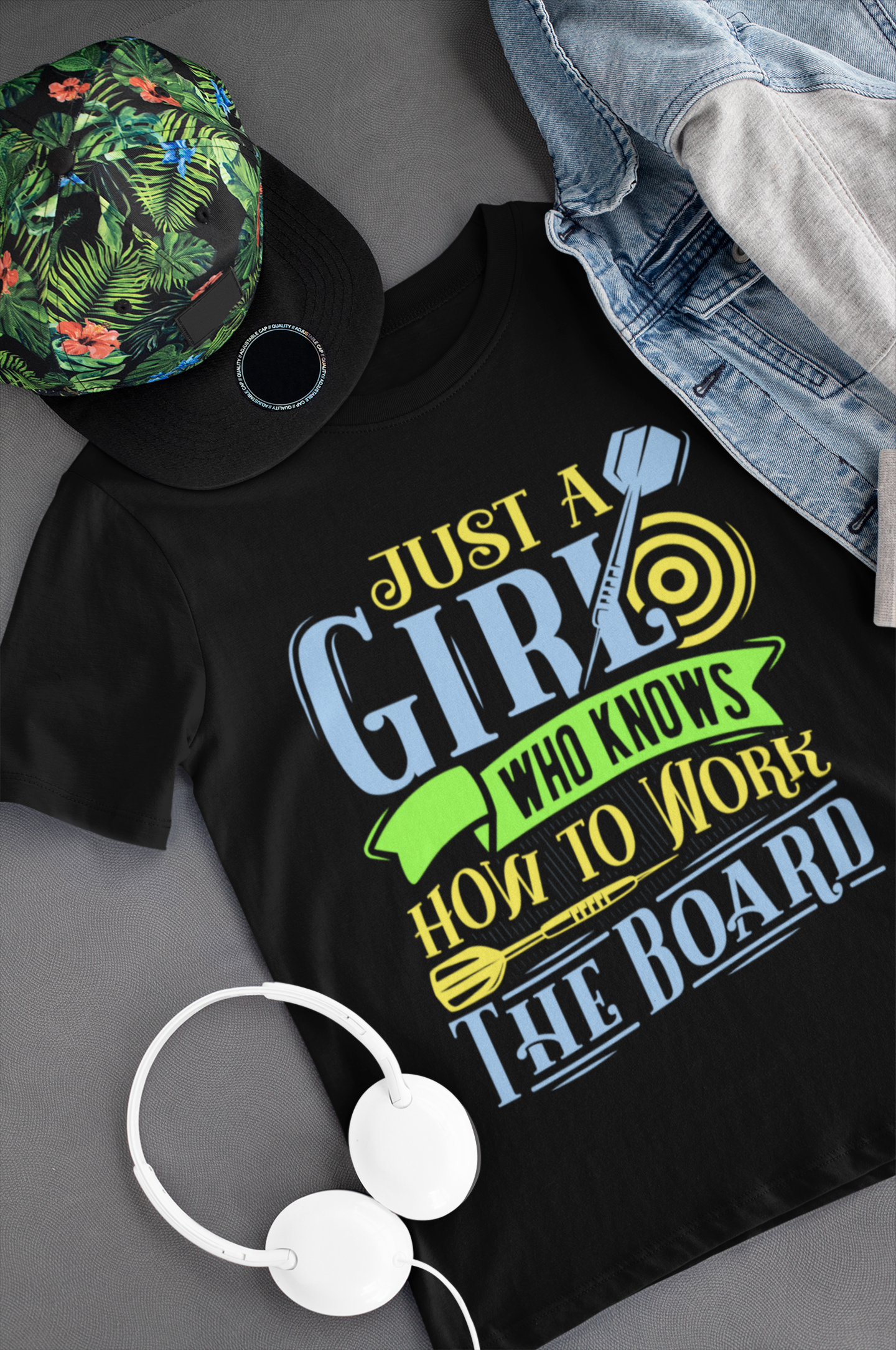 Just a Girl Who Knows How to Work the Board Unisex Jersey Short Sleeve Tee product thumbnail image Just a Girl Who Knows How to Work the Board Unisex Jersey Short Sleeve Tee product thumbnail image