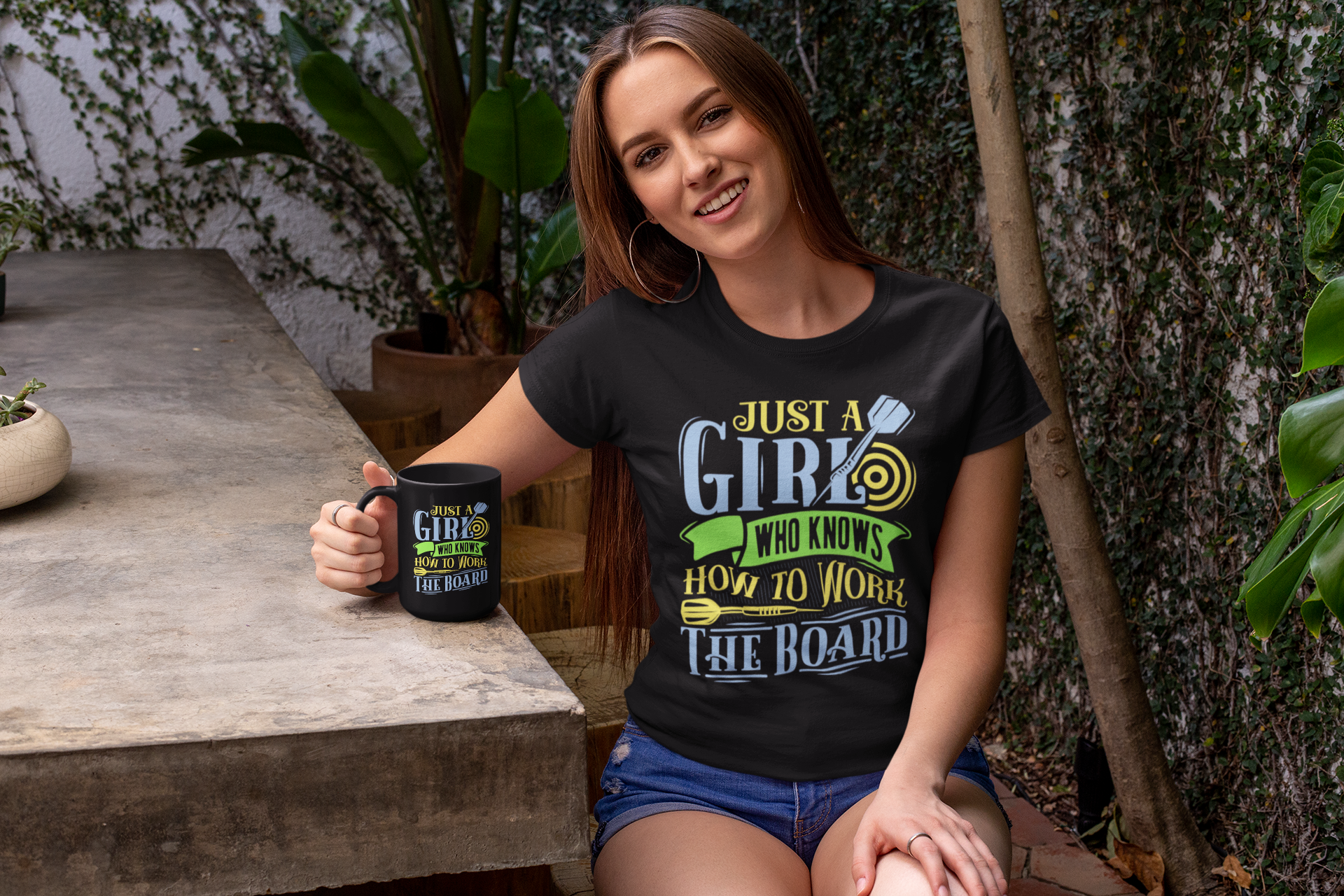 Just a Girl Who Knows How to Work the Board Unisex Jersey Short Sleeve Tee product thumbnail image
