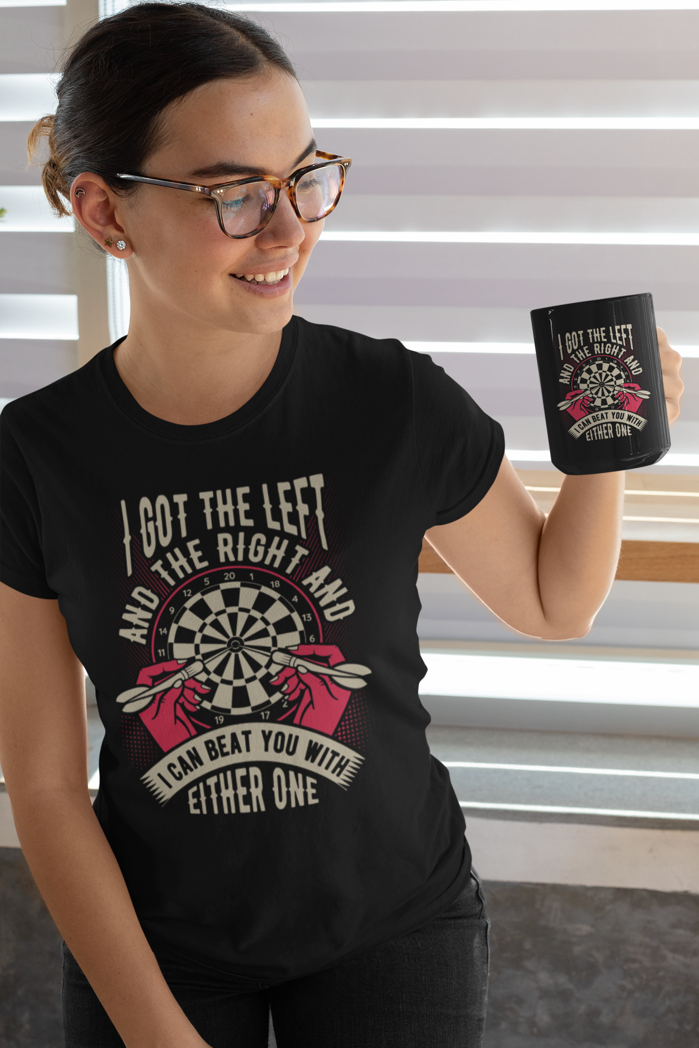 I Got the Left and the Right and I Can Beat You With Either One Shirt product thumbnail image