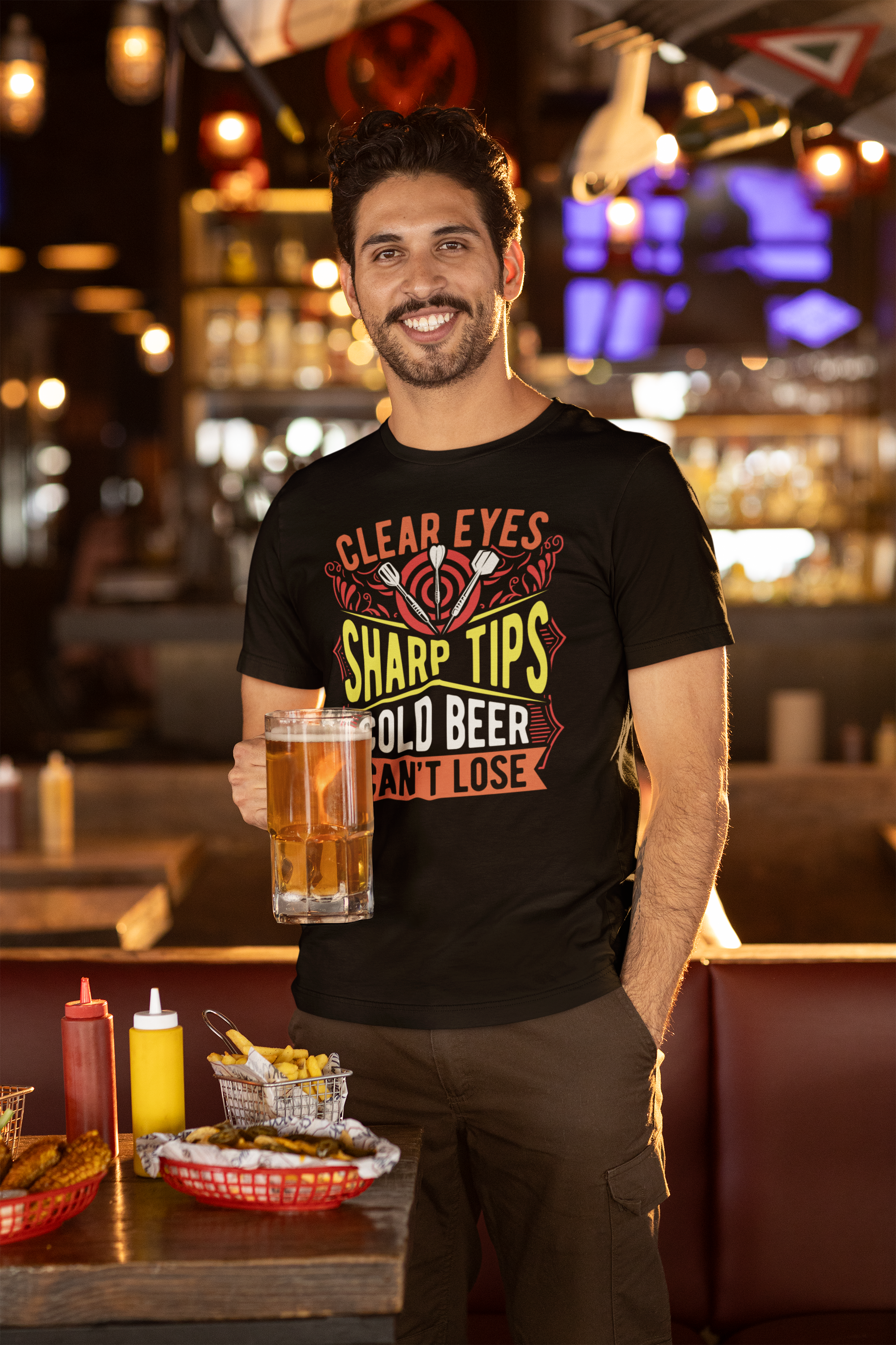 Clear Eye Sharp Tips Cold Beer Can't Lose Shirt