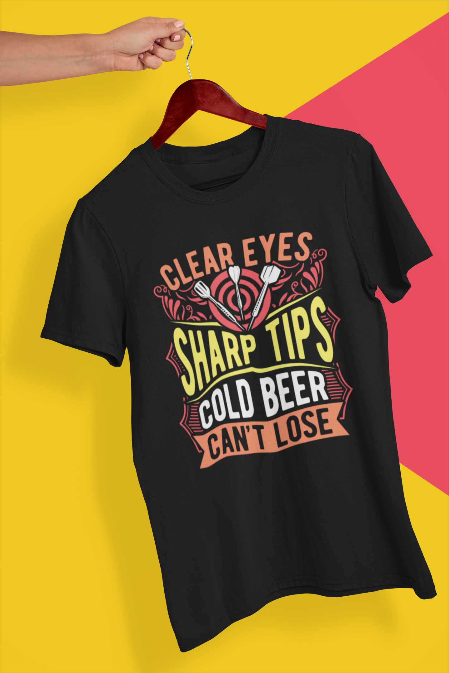 Clear Eye Sharp Tips Cold Beer Can't Lose Shirt product thumbnail image Clear Eye Sharp Tips Cold Beer Can't Lose Shirt product thumbnail image
