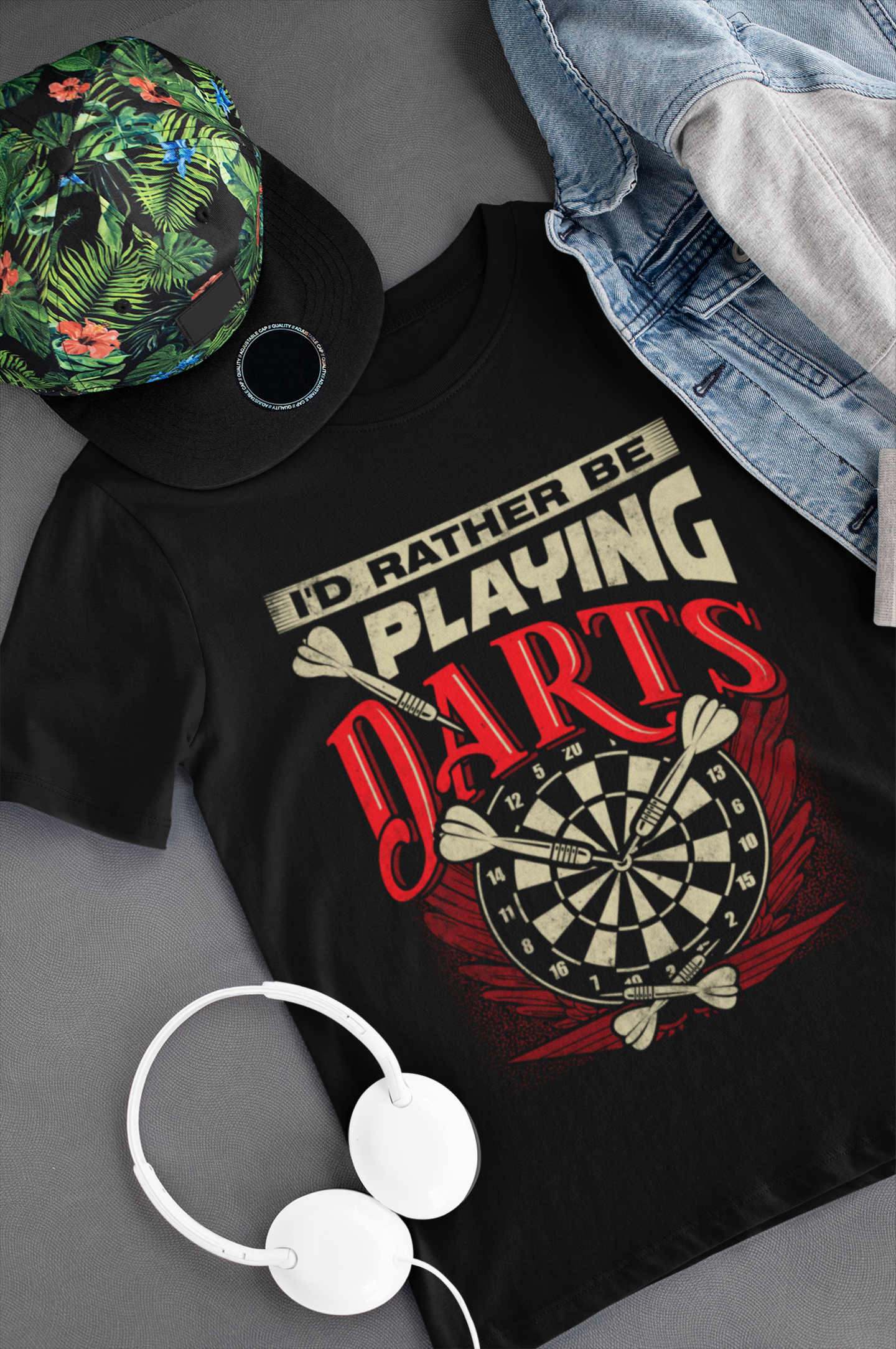 I'd Rather Be Playing Darts Shirt product thumbnail image I'd Rather Be Playing Darts Shirt product thumbnail image